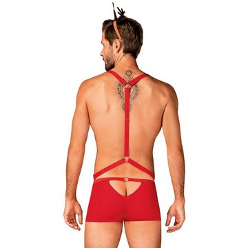 Obsessive Kostüm Herren Weihnachtskostüm Harness Set Mr Reindy Christmas Xmas-Outfit