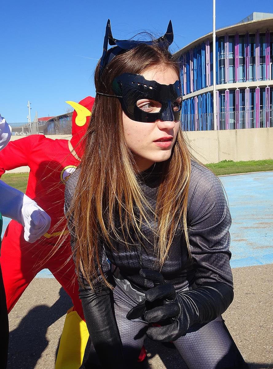 Funidelia Kostüm Catwoman Kostüm, Stretchanzug für die katzenartige Meisterdiebin