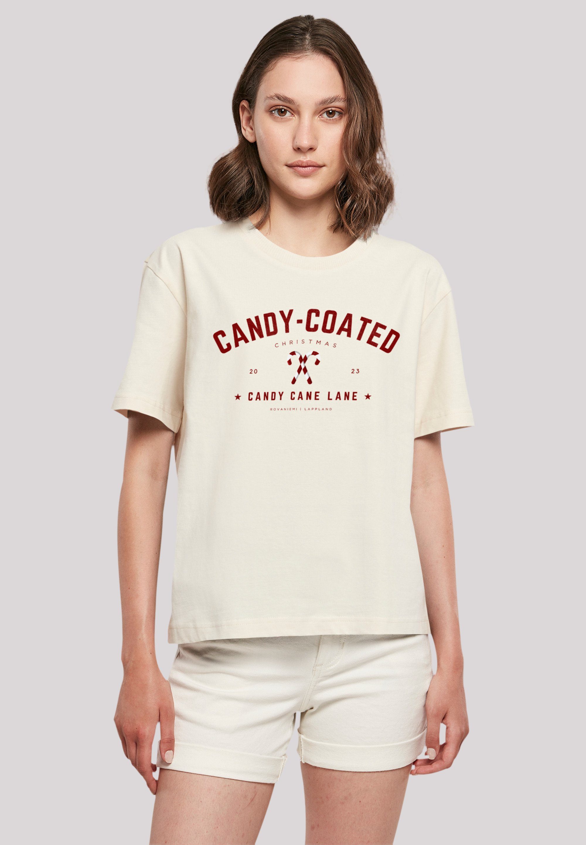 F4NT4STIC T-Shirt Weihnachten Candy Coated Christmas Weihnachten, Geschenk,  Logo, Weihnachten Candy Coated Christmas