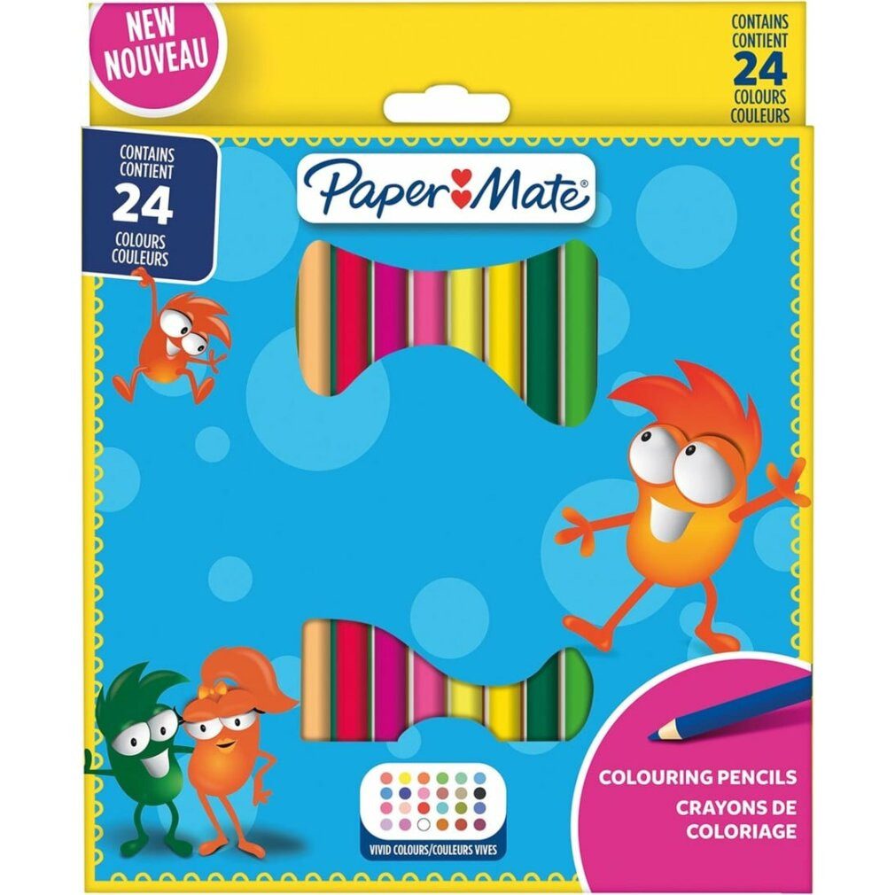 Newell Brands Buntstift PAPER MATE Buntstifte Kids Colouring Bunt 24er M Blister