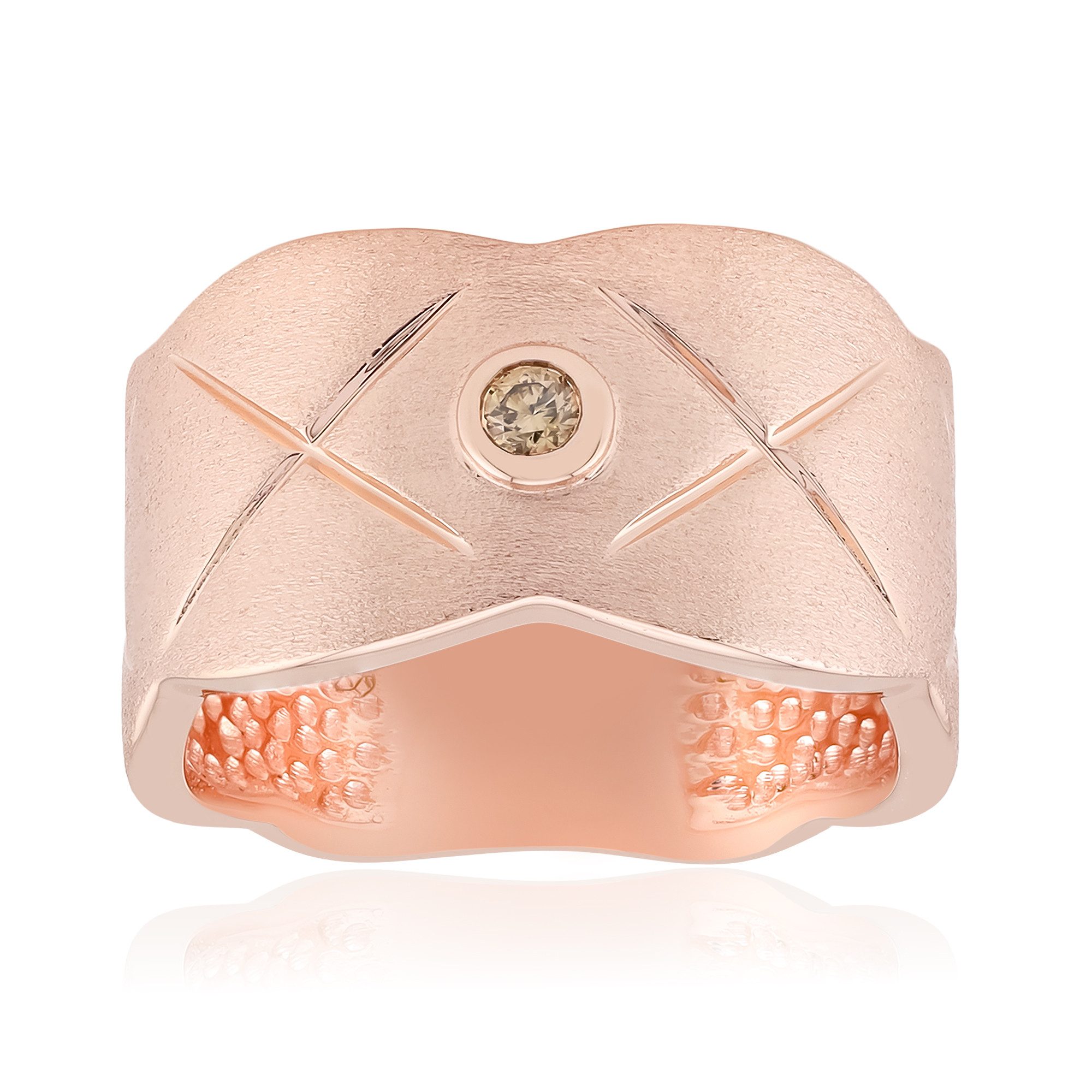 Cavill Diamantring Argyle-Rose de France – Ring, rosévergoldet (1-tlg)