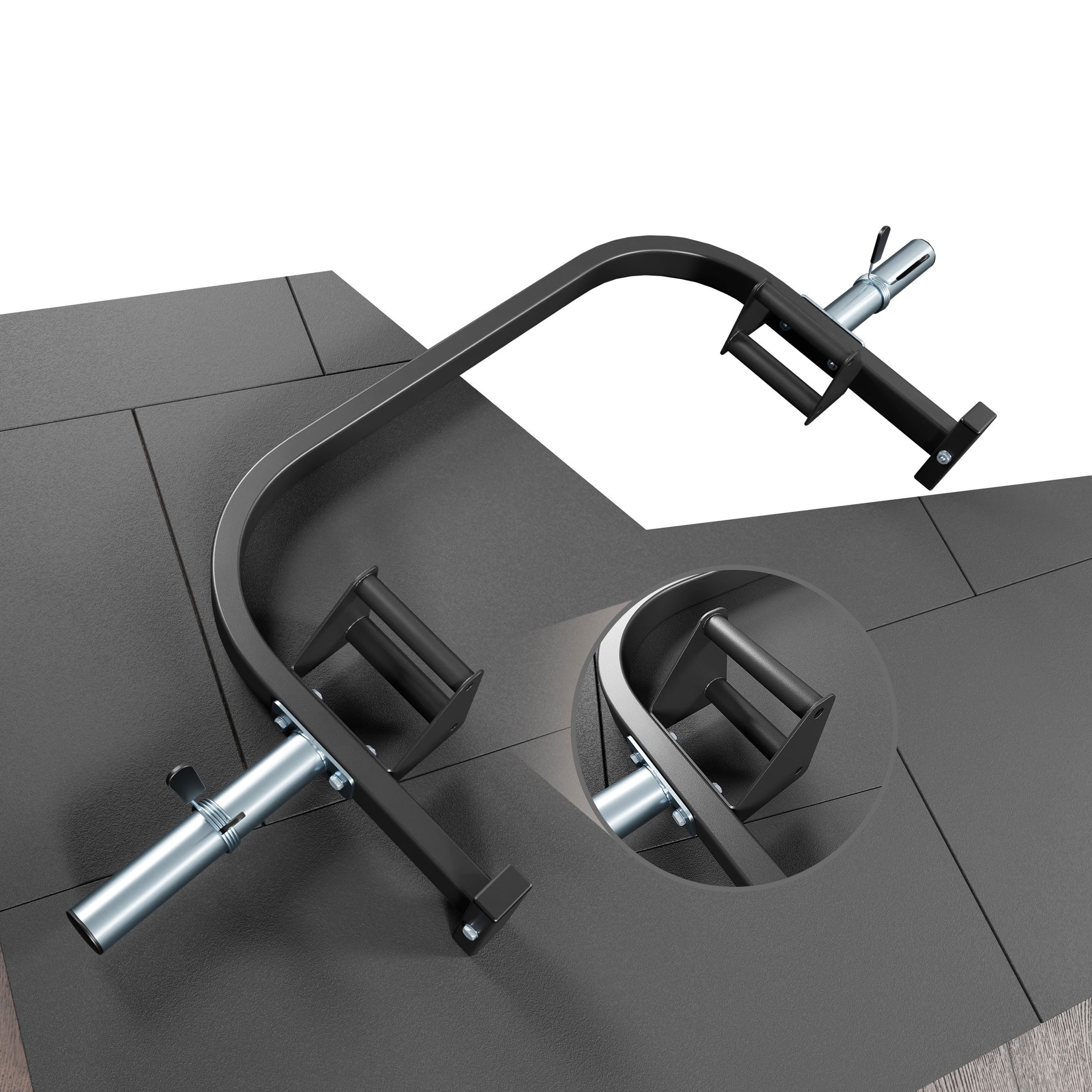 K-SPORT Langhantelstange 30mm Hex Bar bis 200kg belastbar I Trap Bar, Made in EU!