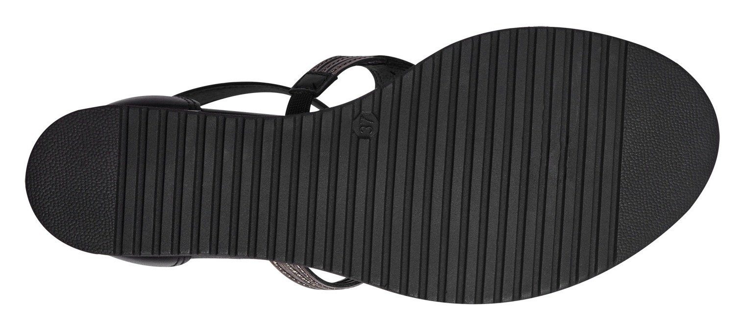 Tamaris Keilsandalette, Sommerschuh, Sandale, Keilabsatz, mit günstig online kaufen