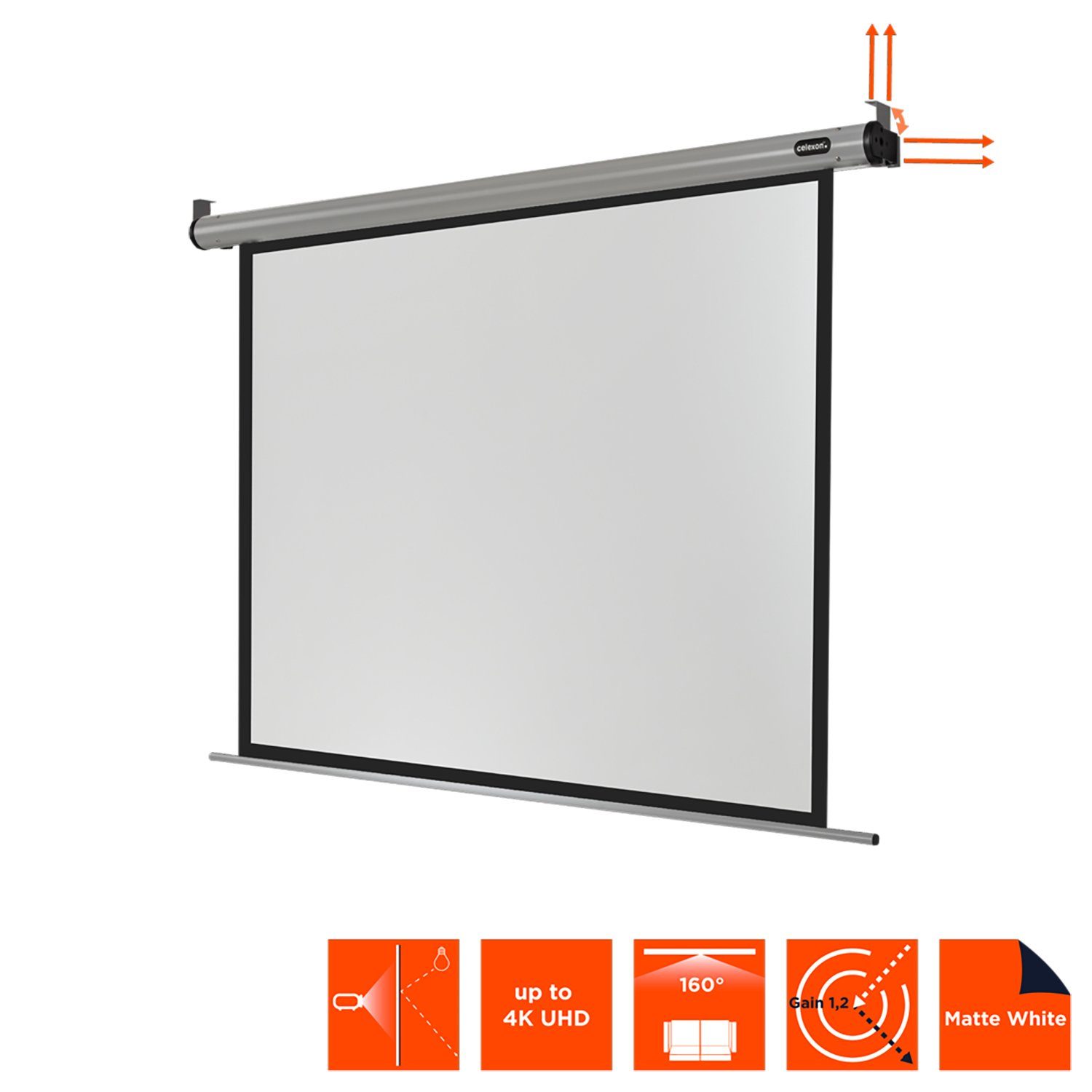 131cm, x HomeCinema Motorleinwand Gain 4:3, Celexon 1,2) (174