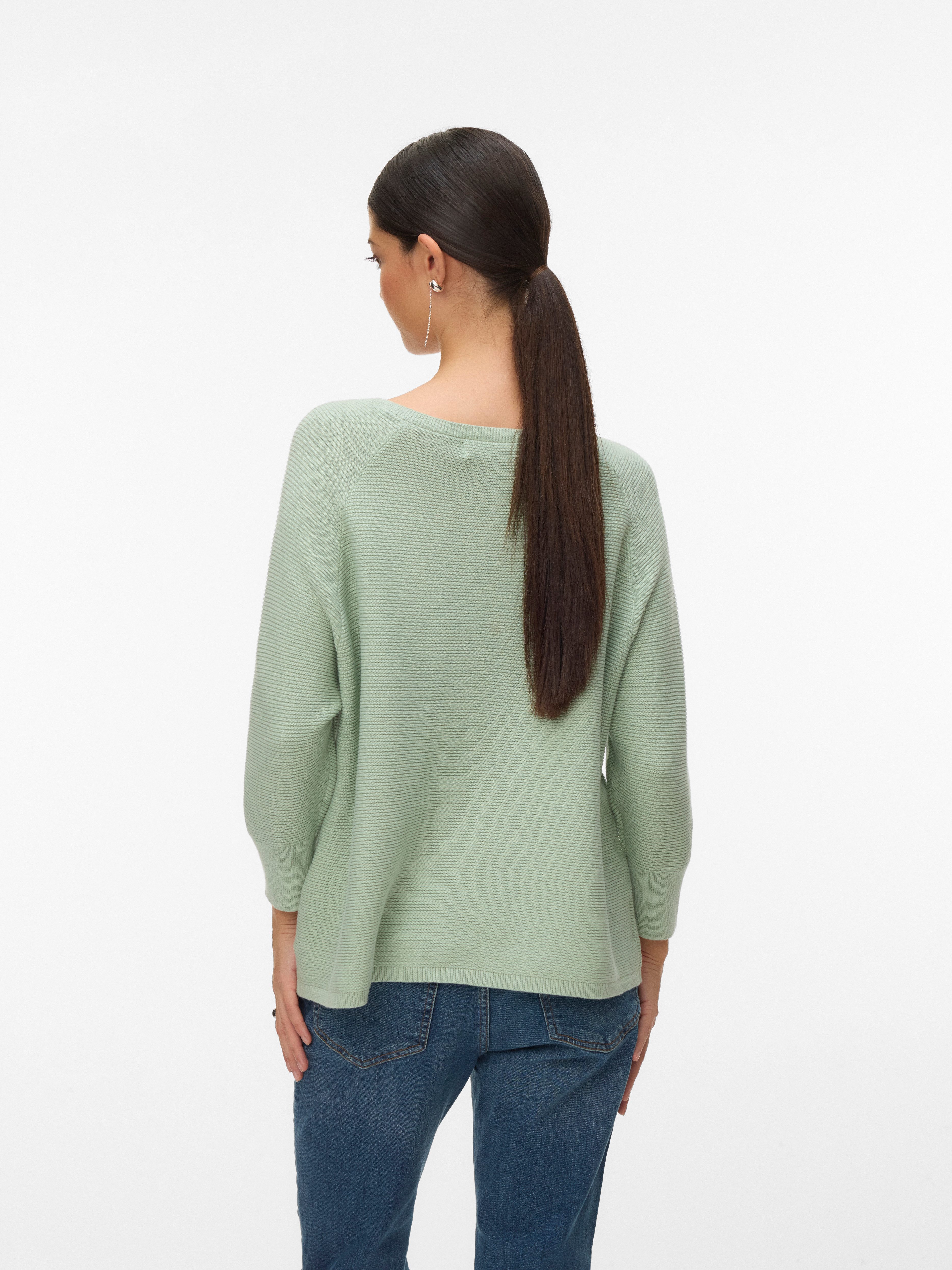Vero Moda Strickpullover VMNEW NORA 3/4 BOATNECK PULLOVER NOOS günstig online kaufen