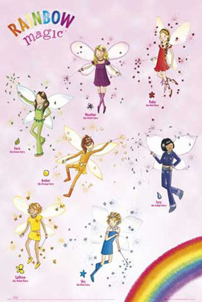 Poster Feen - Плакат - Regenbogen