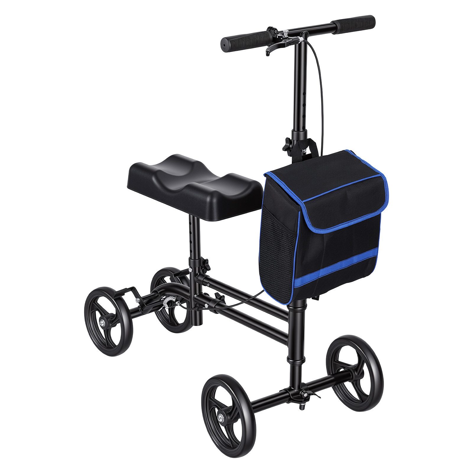 Rutaqian Rollator Knieroller, Klappbarer Gehhilfe, Für Fuß‑Und Knöchelverletzungen