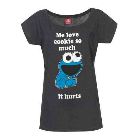 Sesamstrasse T-Shirt Me Love Cookie