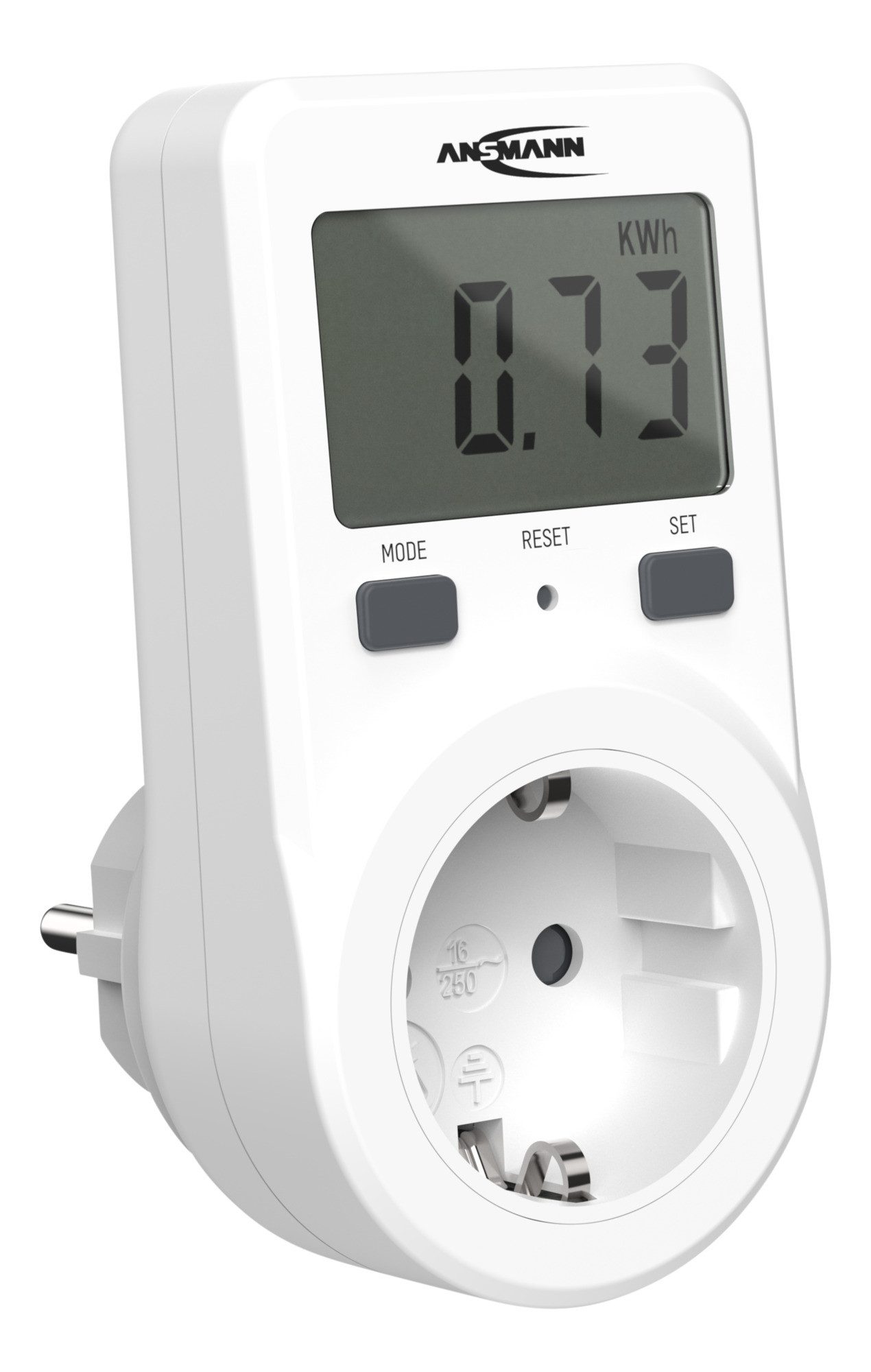 Funksteckdose Energiekostenmesser APM 1, digitaler & kompakter Stromverbrauchszähler