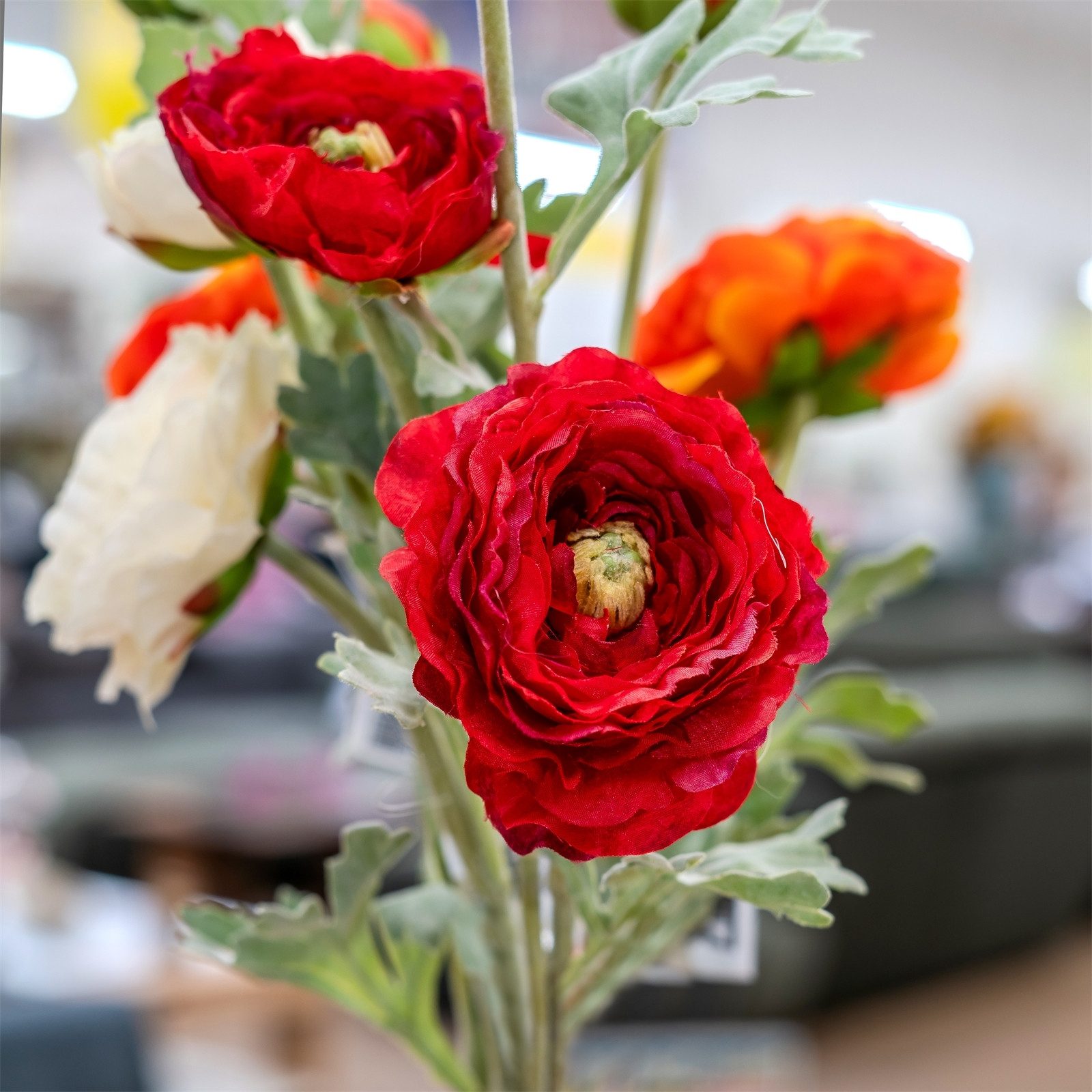 Kunstblume Ranunkel 64 cm Kunstblume Flora günstig online kaufen