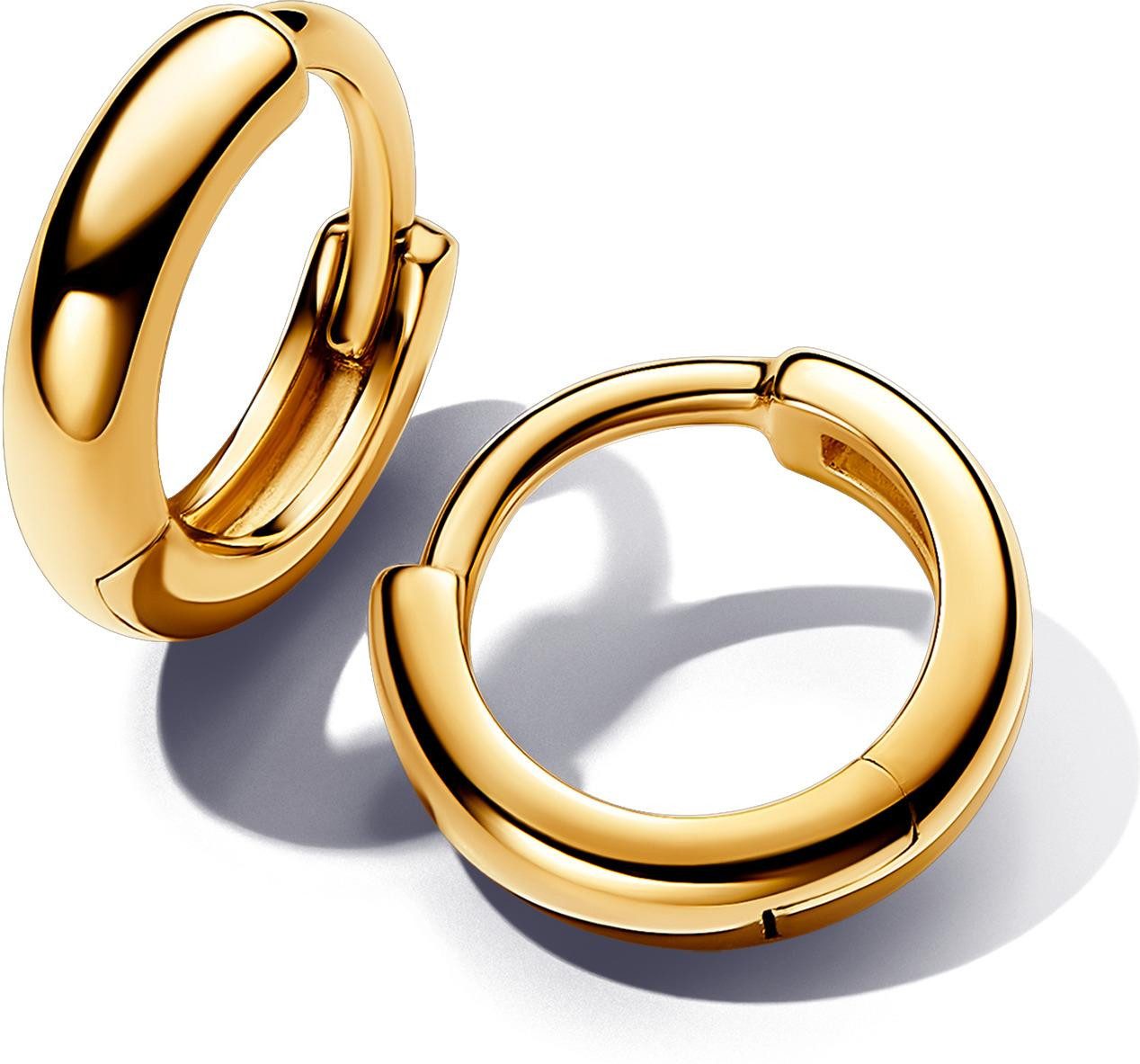 Pandora Ohrring-Set Pandora Runde Huggie-Kreolen-Ohrringe 263286C00 Ohrringe