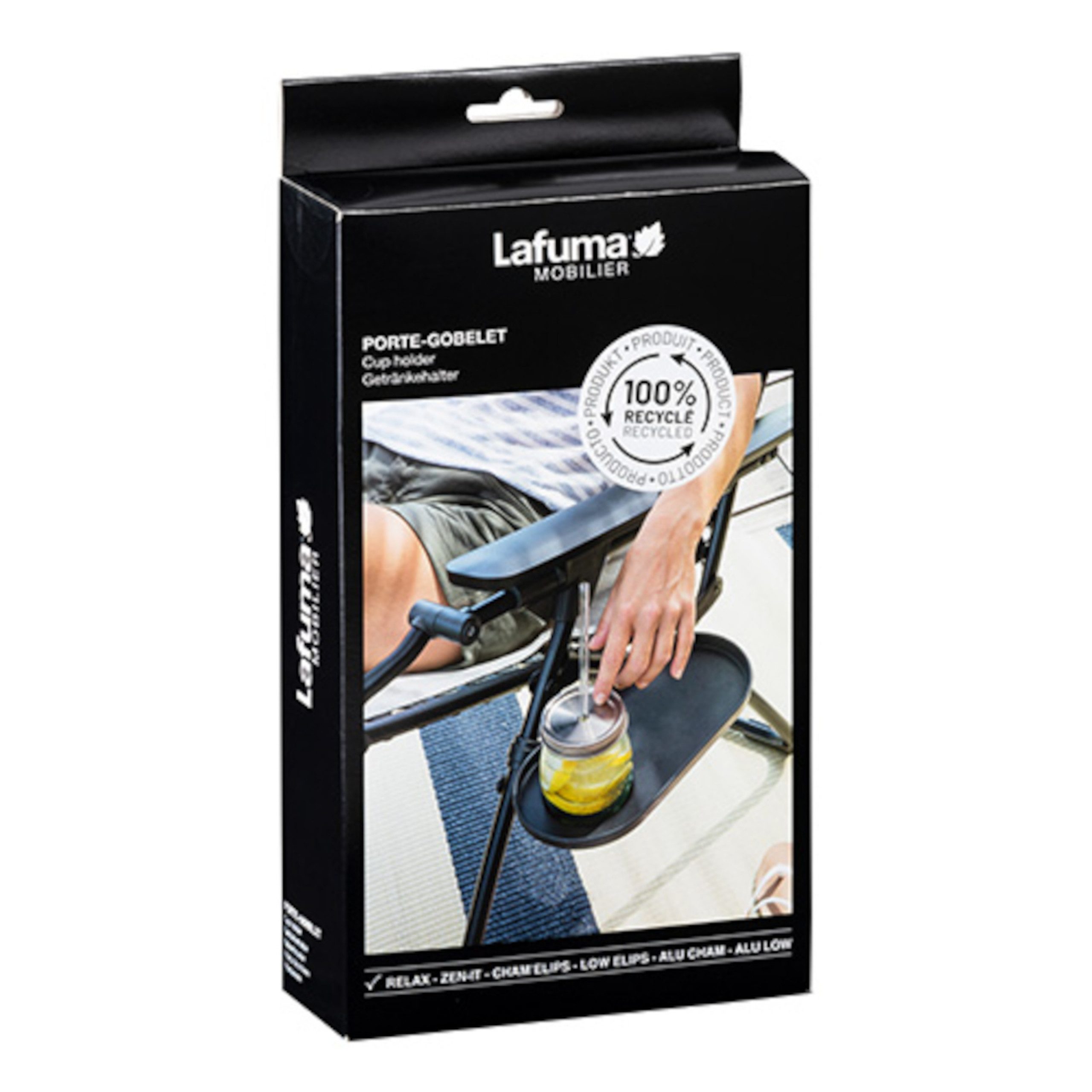 Lafuma Gartenlounge-Sessel Lafuma Getränkehalter PORTE GOBELET günstig online kaufen