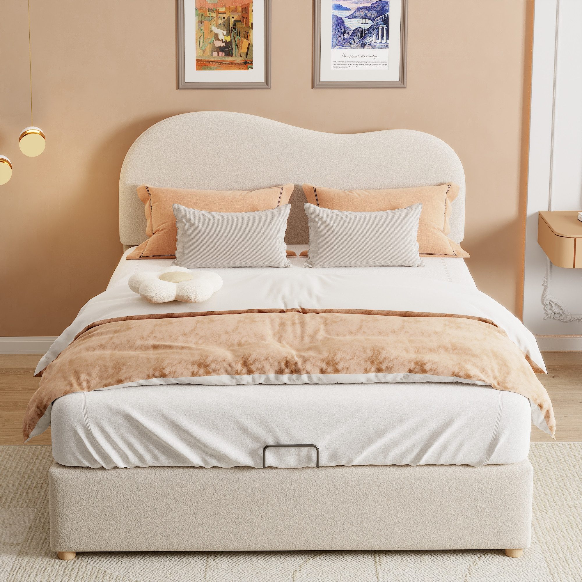 TavilaEcon Boxspringbett Polsterbett, Kinderbett mit schickem günstig online kaufen