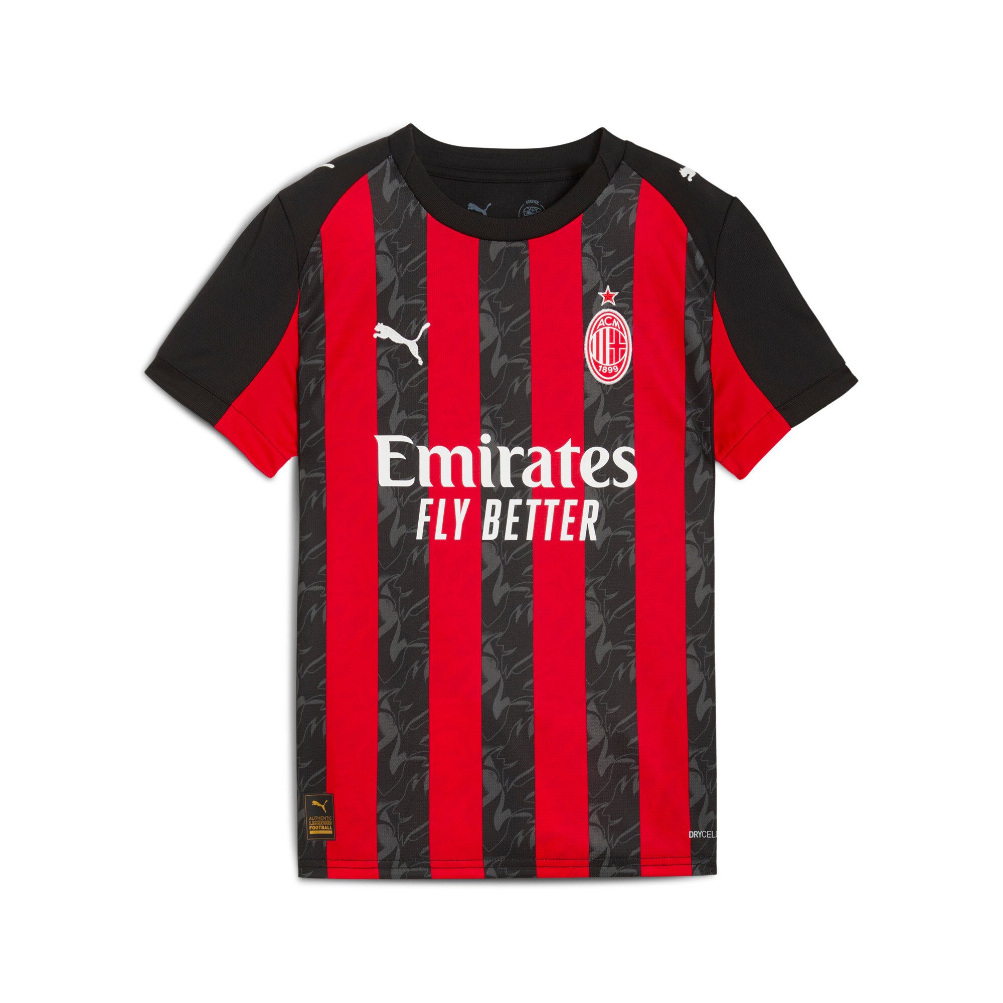 PUMA Fußballtrikot ACM HOME JERSEY REPLICA JR für Fußball, Kurzarm, Rundhalsausschnitt, aus Polyester