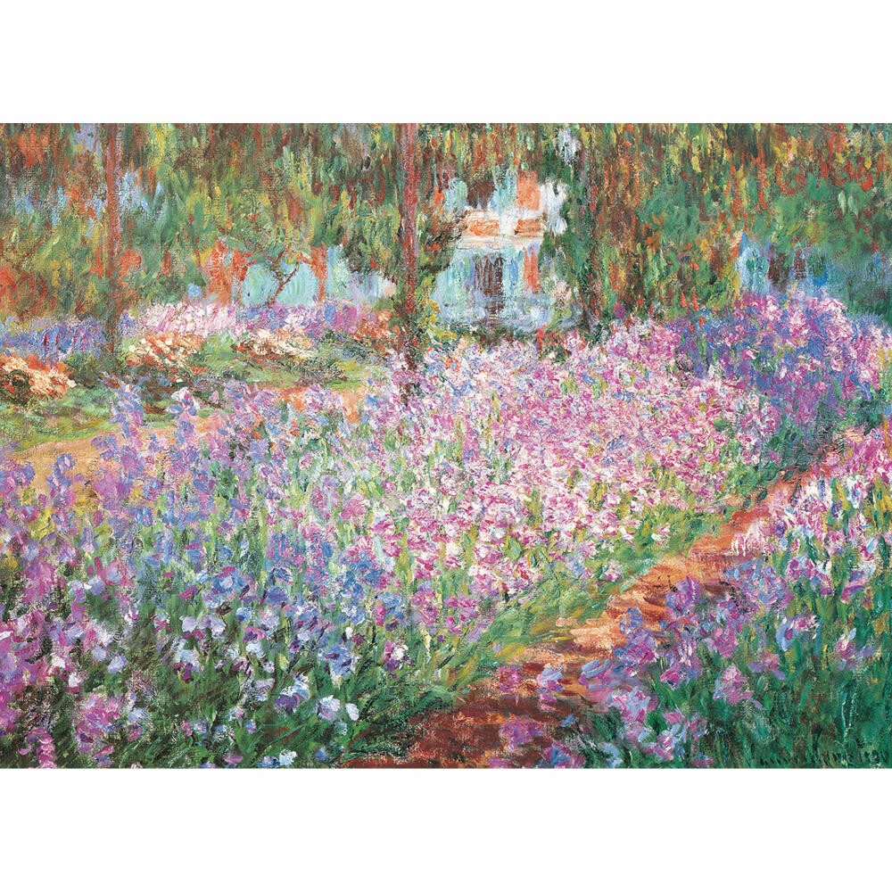 EUROGRAPHICS Puzzle Monets Garten von Claude Monet, 100 Puzzleteile