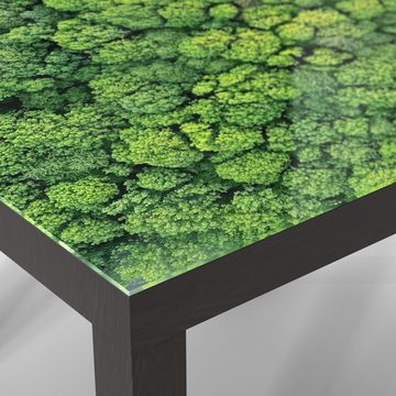 DEQORI Couchtisch 'Baumkronen von oben', Glas Beistelltisch Glastisch modern