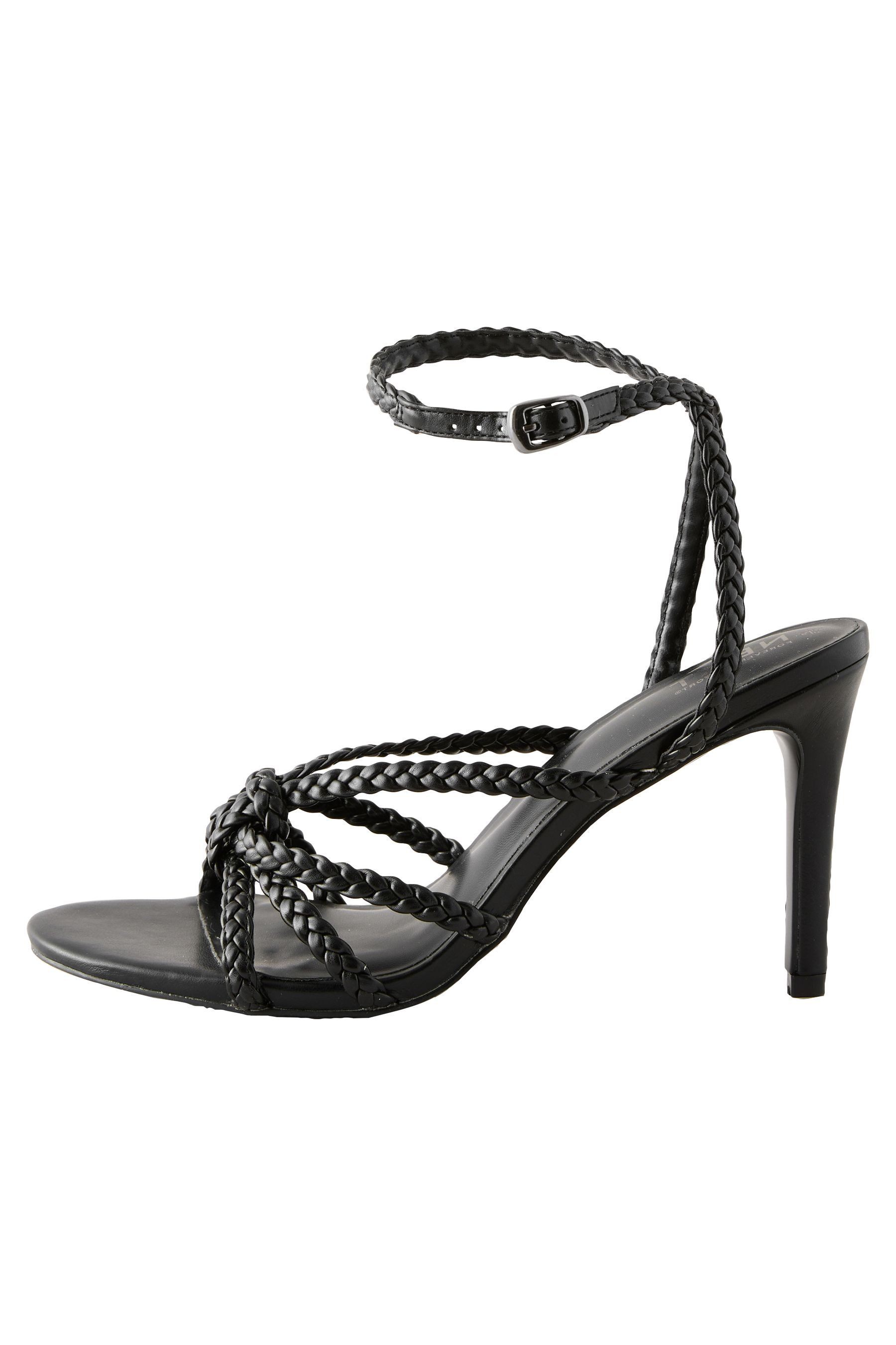 Next Forever Comfort® Absatz-Sandaletten Flechtriemen Riemchensandalette (1-tlg)