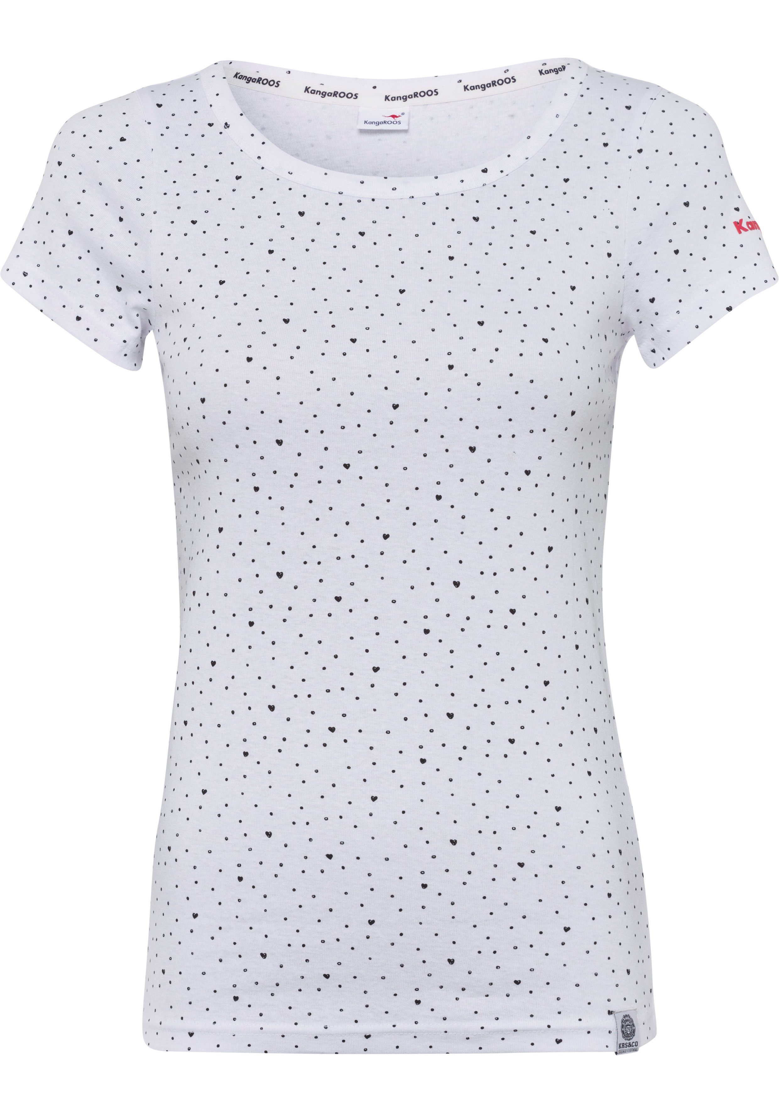 KangaROOS T-Shirt im Allover- oder mit Front-Druck