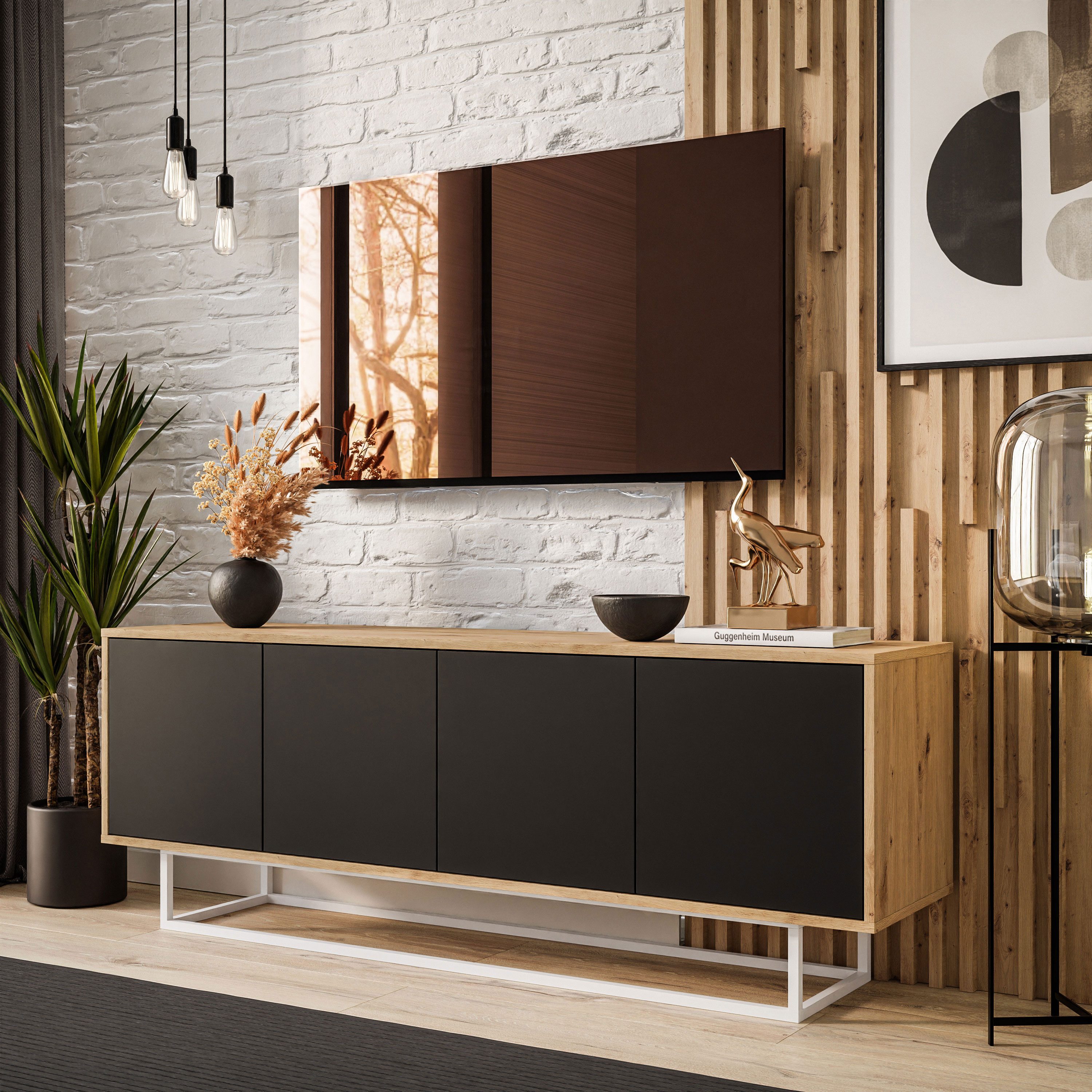 Lookway TV-Schrank SANAYI LOFT mit Metallgestell günstig online kaufen