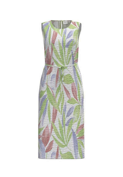Vila Shirtkleid Legeres Sommer Kleid mit Blumen Design Blusen Dress VIPAPER (knielang) 6906 in Weiß