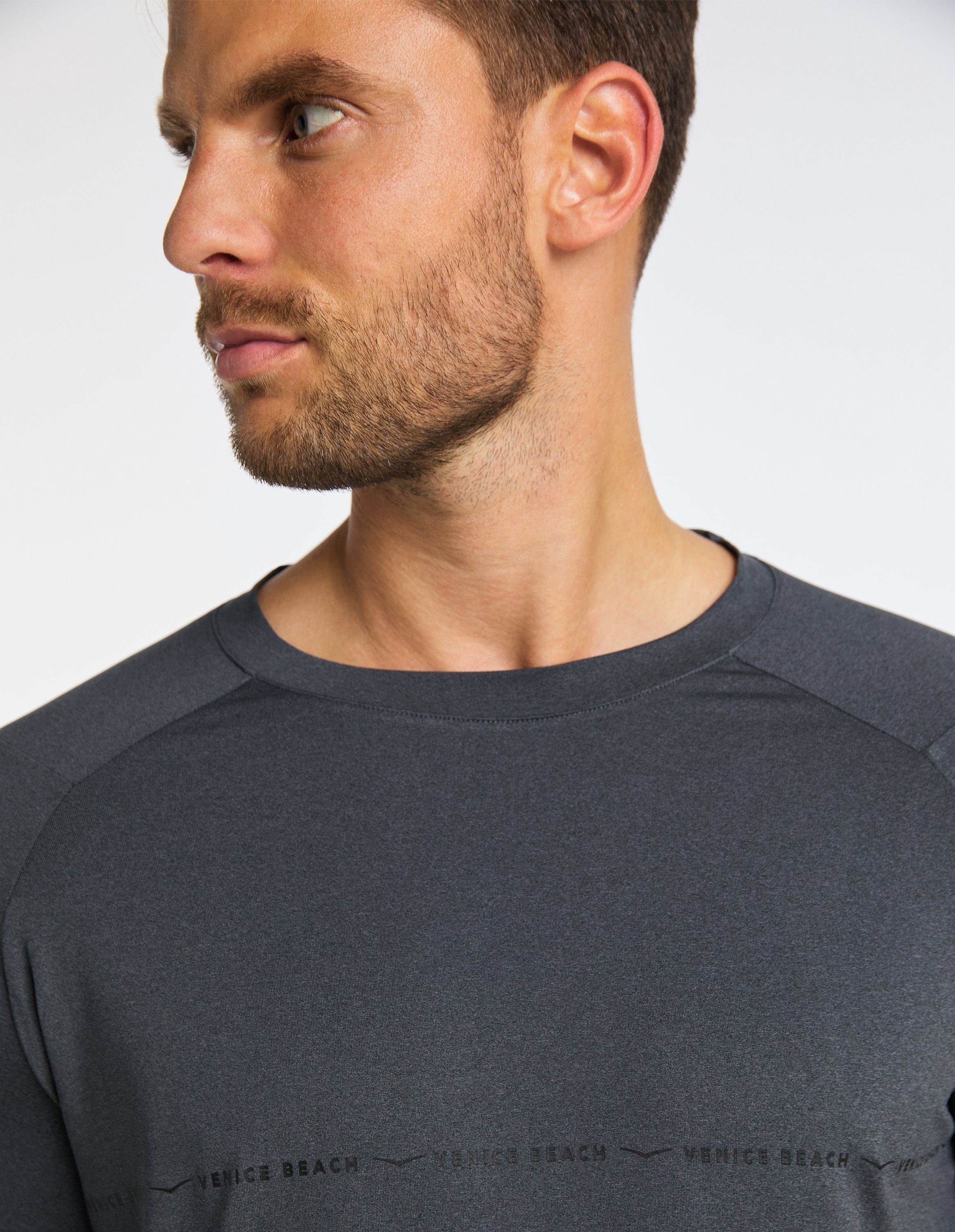 Venice Beach T-Shirt carbon grey CLAY VB Men melange T-Shirt