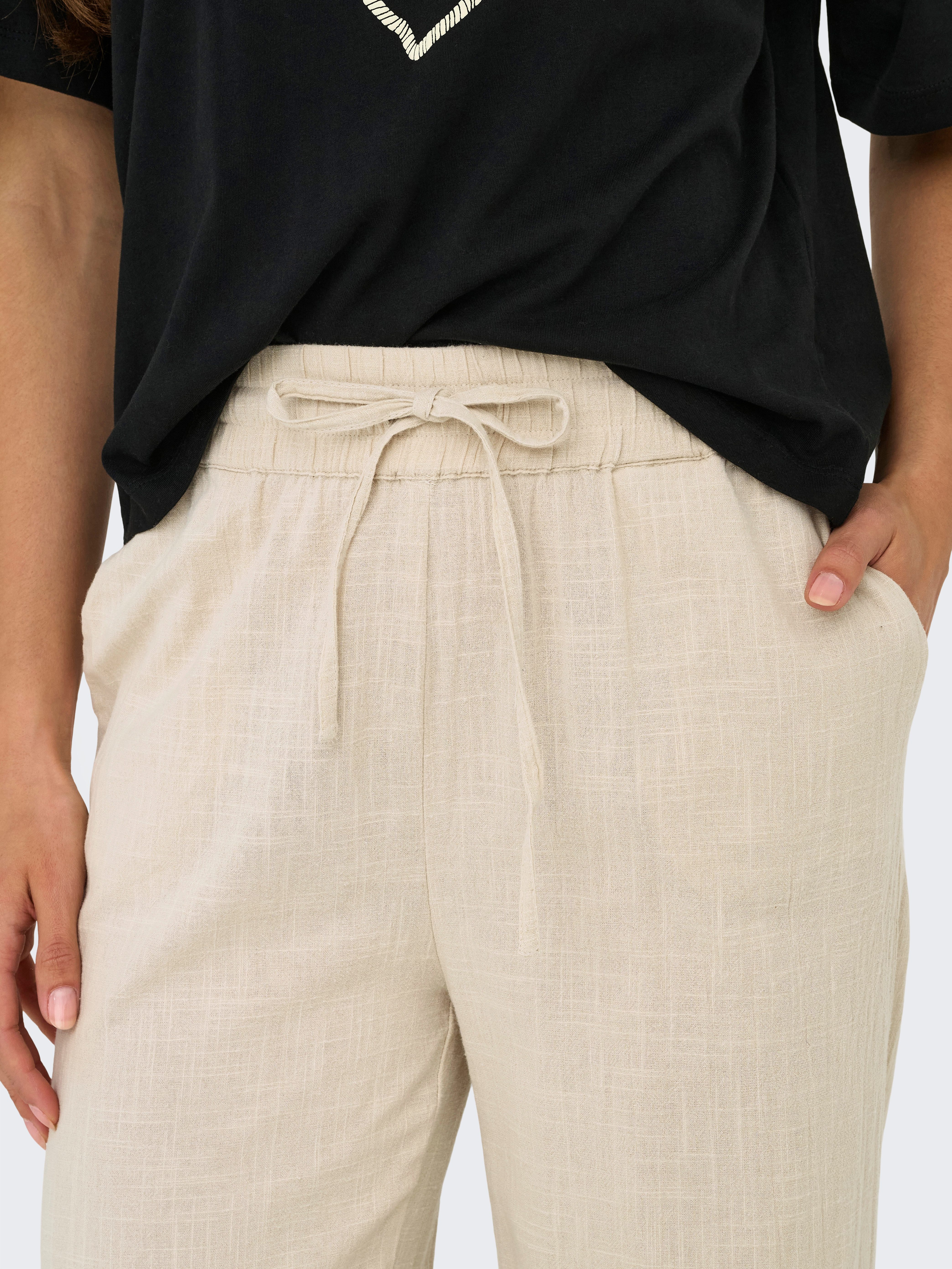 ONLY Schlupfhose ONLTIZANA COTTON LOOSE PANTS WVN NOOS