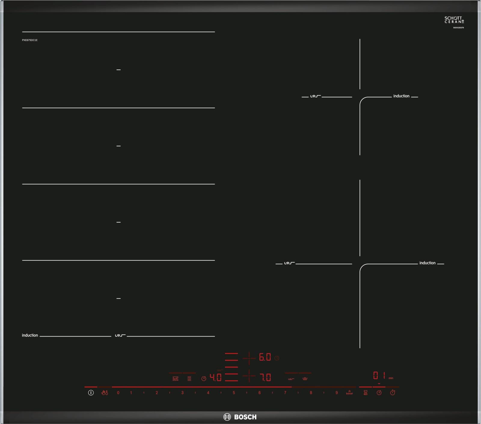 Induktions-Kochfeld PXE675DC1E
