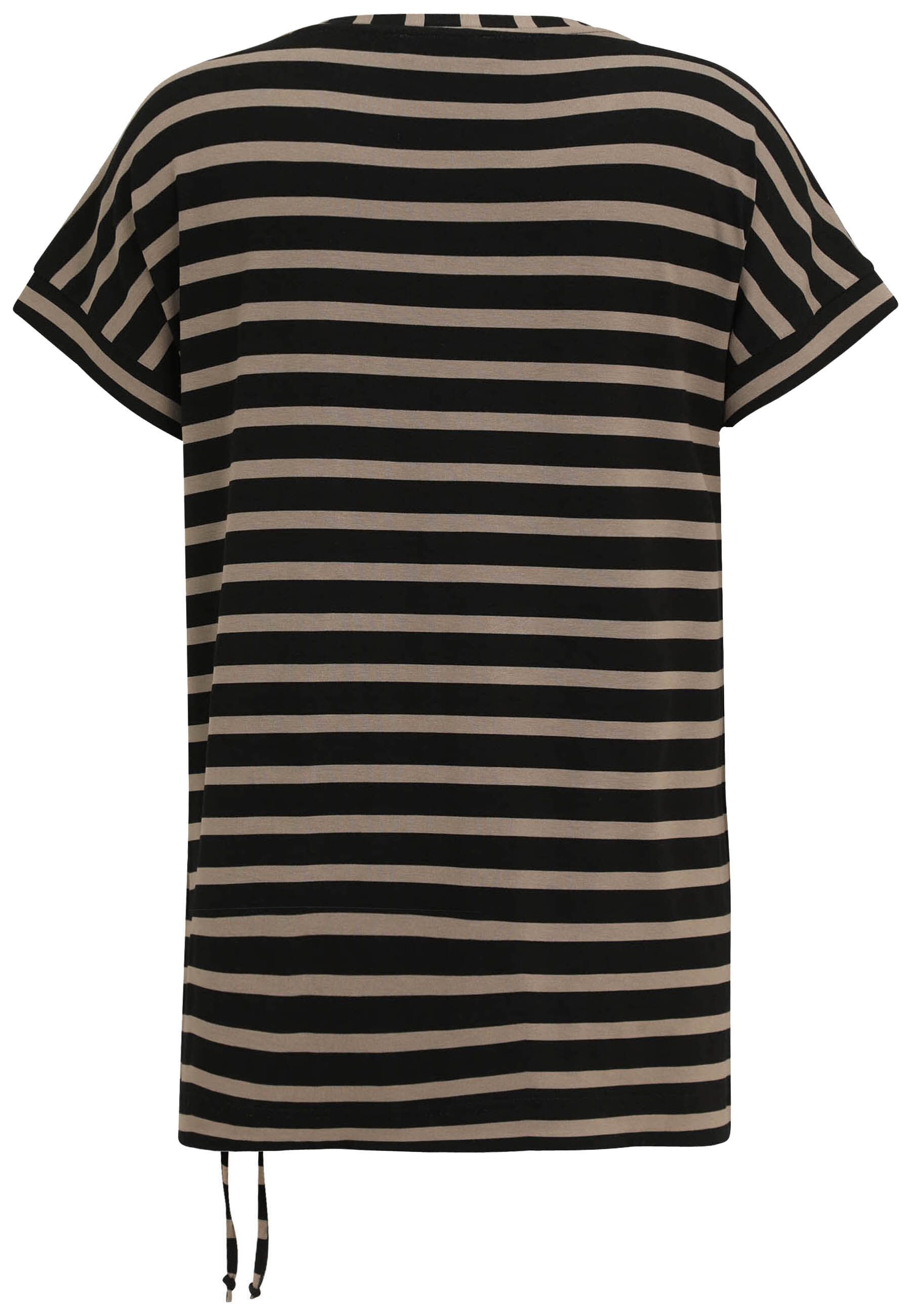 Doris Streich Rundhalsshirt (1-tlg) mit Leo-Wording-Print