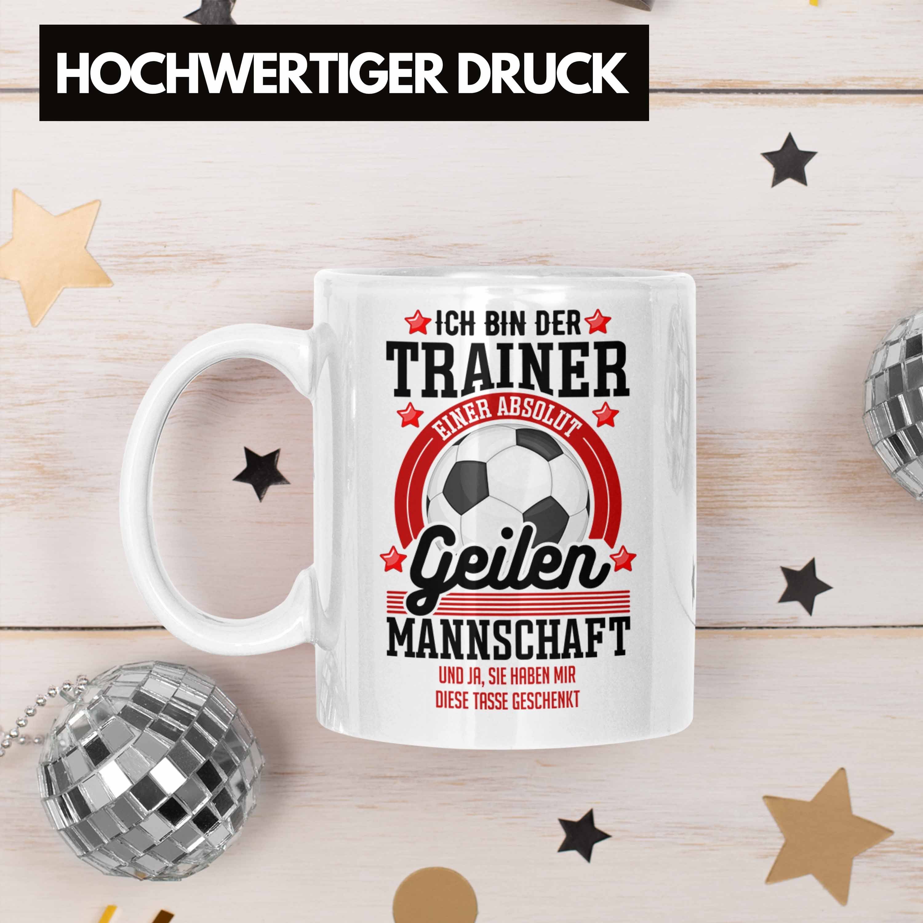 - Weihnachten Tasse Tasse Weiss Geschenk Danke Bester Coach Geschenkidee Fußball Fussballtrainer Trendation Geburtstag Trendation