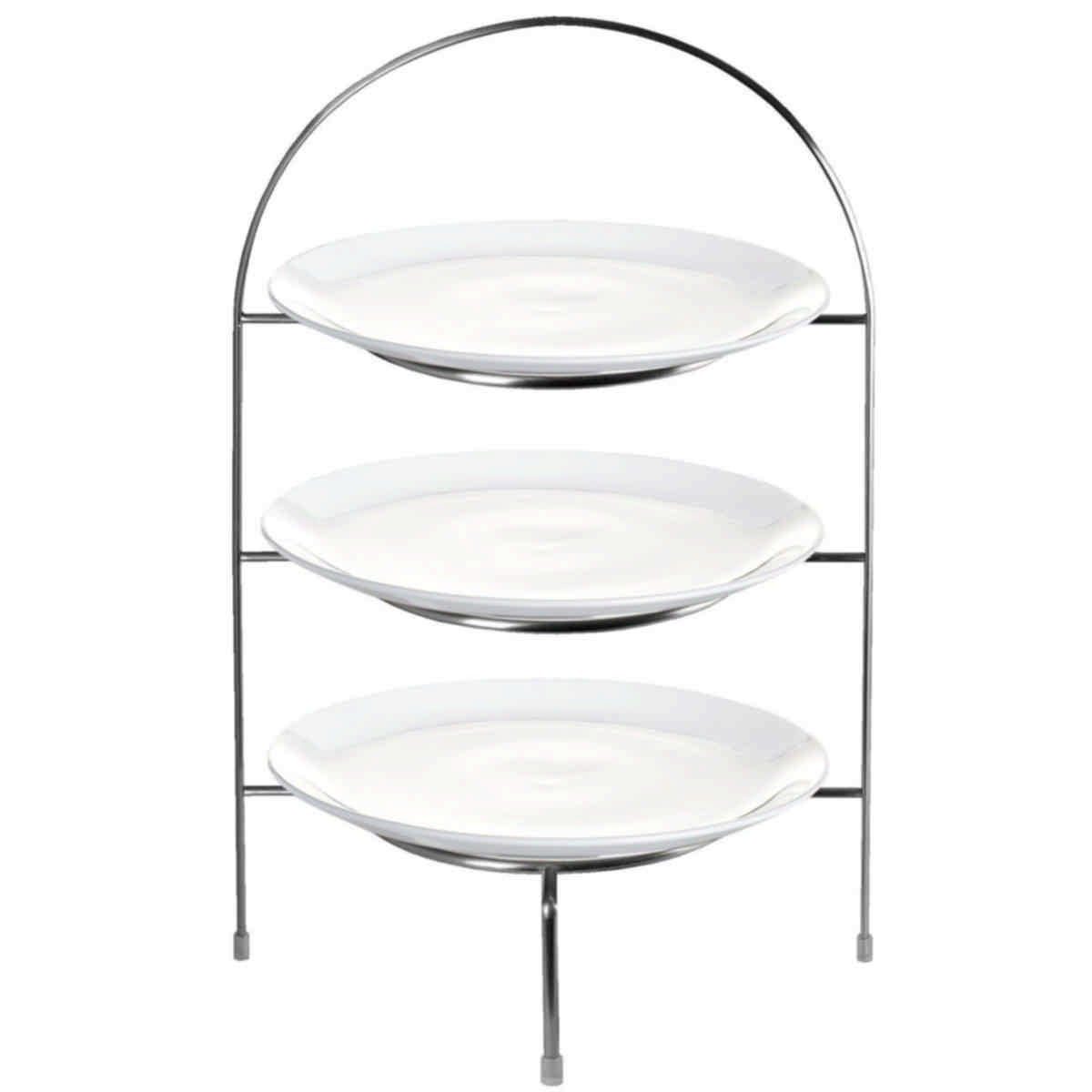 ASA SELECTION Etagere A Table Weiß, Metall, d: 27 cm / h: 49 cm