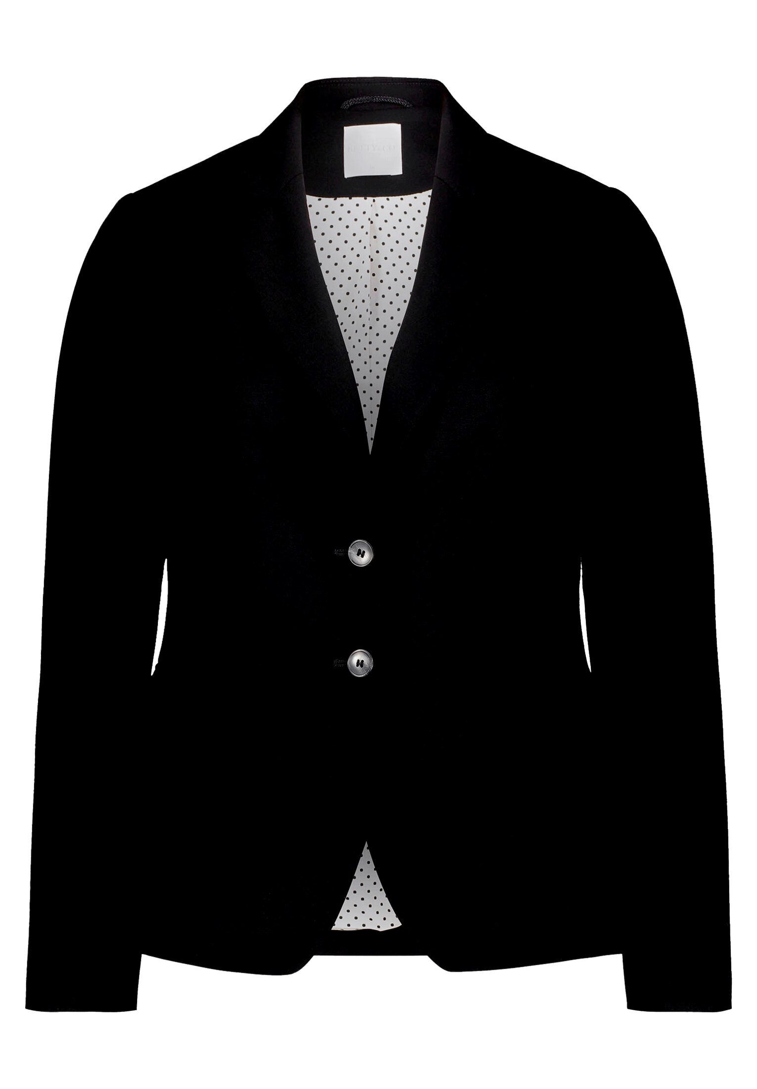 Betty&Co Longblazer Damen mit Taschen Druckfutter