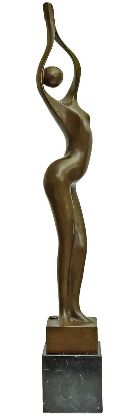 Aubaho Antik-Stil Bronzeskulptur Kunst Erotik im Bronze Figur Skulptur erotische Statu