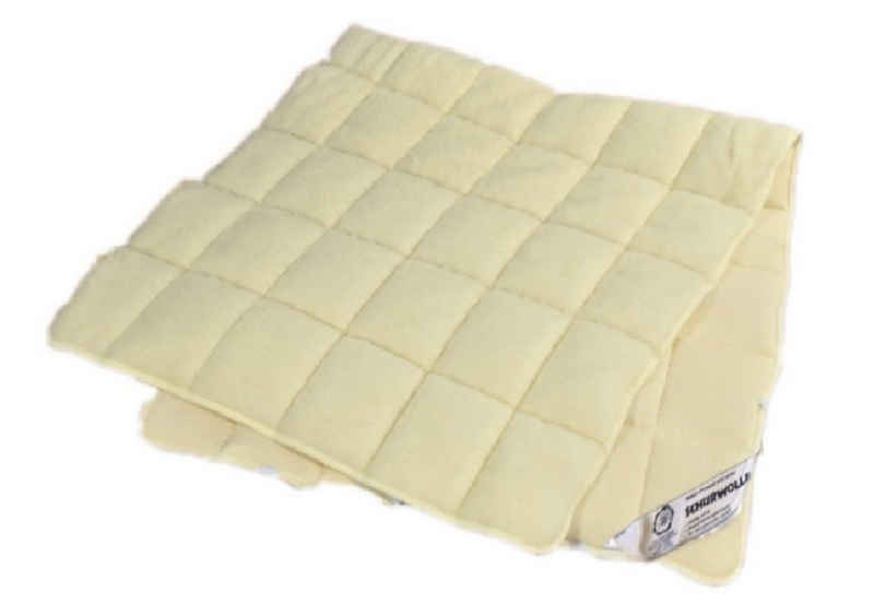 Matratzenauflage »Merino Schafschurwolle Auflage wohlig warm naturgesunder Schlaf« Garanta, Qualitätsschurwolle Plein-Air-Wolle (von in Natur gehaltenen Schafen)