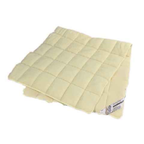 Matratzenauflage Merino Schafschurwolle Auflage wohlig warm naturgesunder Schlaf Garanta, Qualitätsschurwolle Plein-Air-Wolle (von in Natur gehaltenen Schafen)