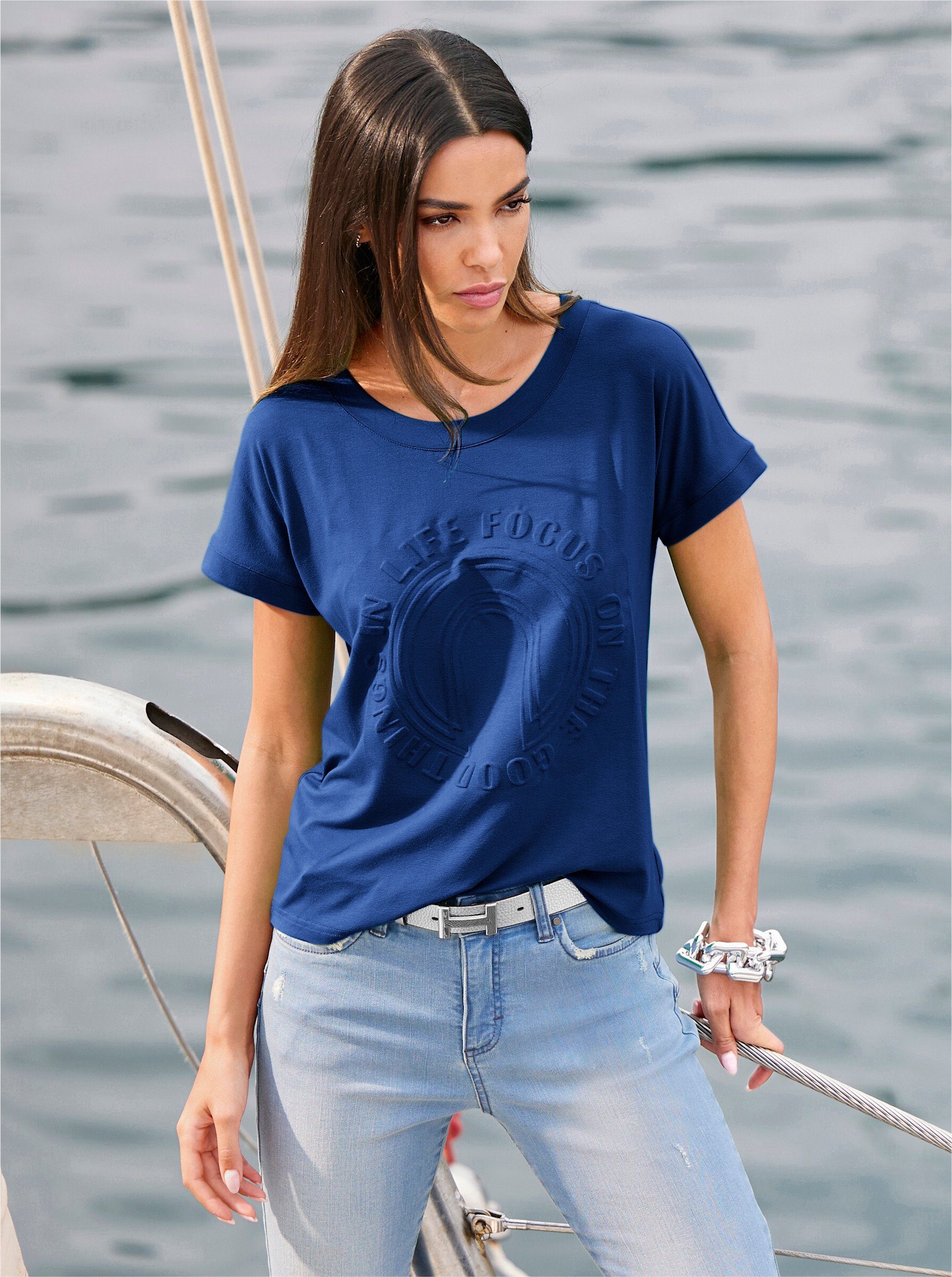 heine T-Shirt Shirt Kurzarm