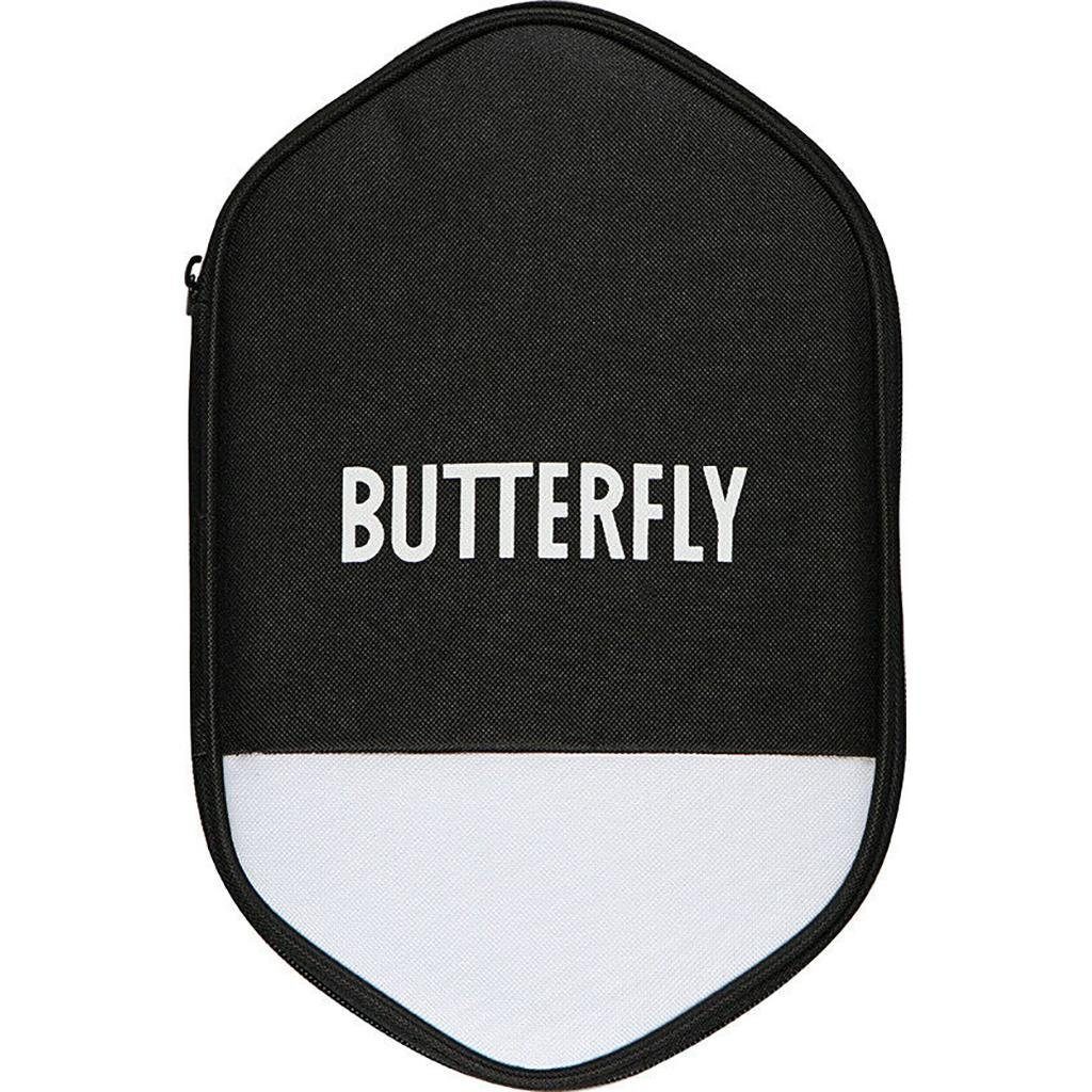 Butterfly Schlägerhülle Drive Case 2 schwarz weiß, Tischtennishülle  Schlägerhülle Tischtennis Hülle Schläger Aufbewahrung Tischtennistasche  Tasche Case Balltasche Ball Bag