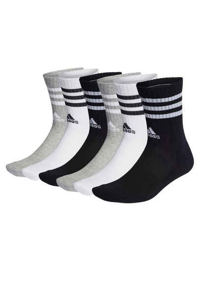 adidas Performance Socken 3S CSH CRW 6 Paar (Spar-Pack, 6-Paar, 6er-Pack)
