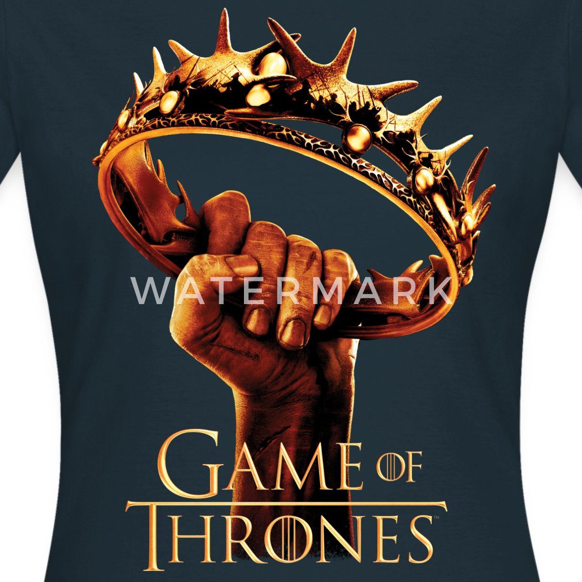 Spreadshirt T-Shirt Game Of Thrones Logo Frauen T-Shirt (1-tlg) Slim Fit, fällt klein aus