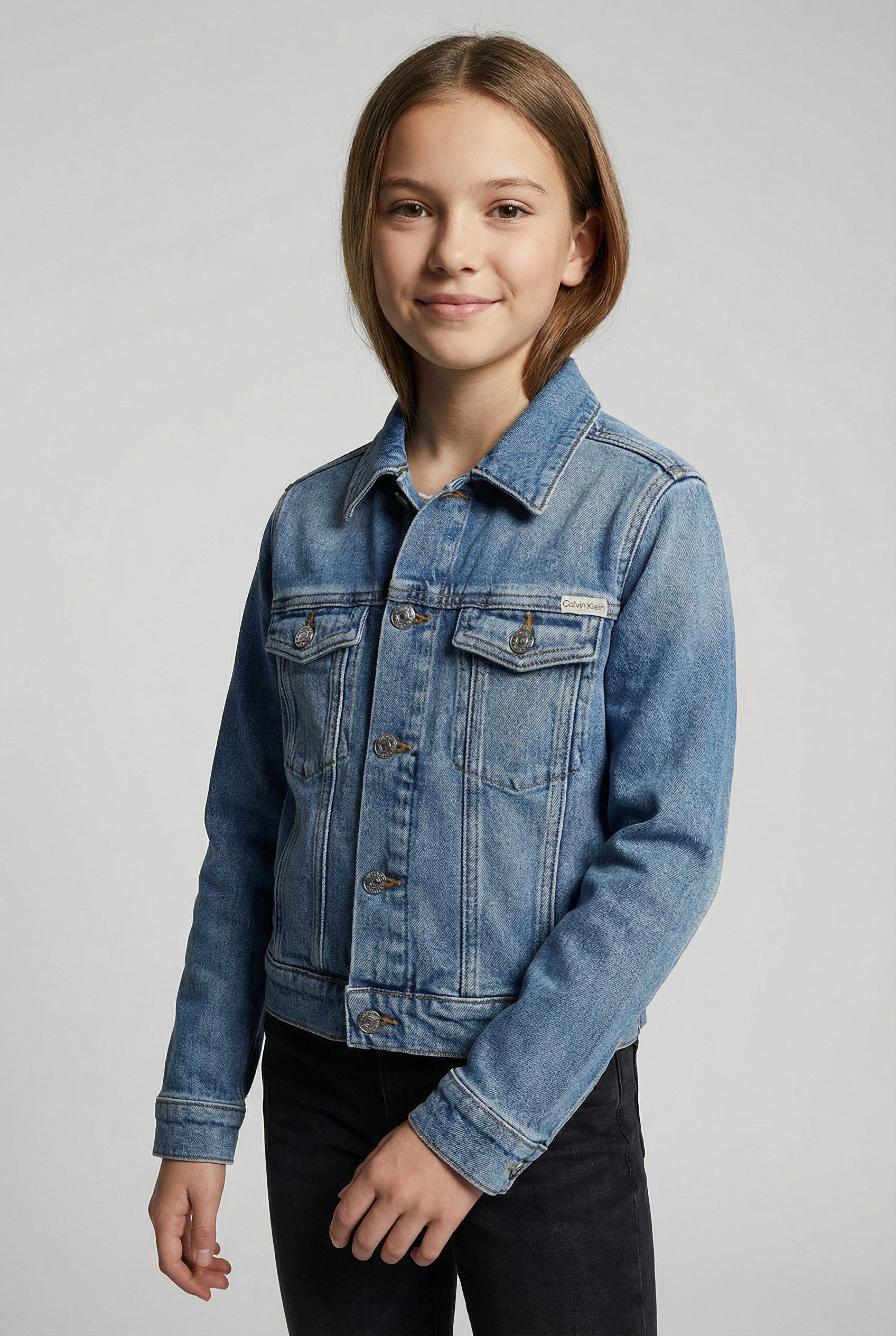 Calvin Klein Jeans Jeansjacke Regular fit, für Kinder bis 16 Jahre