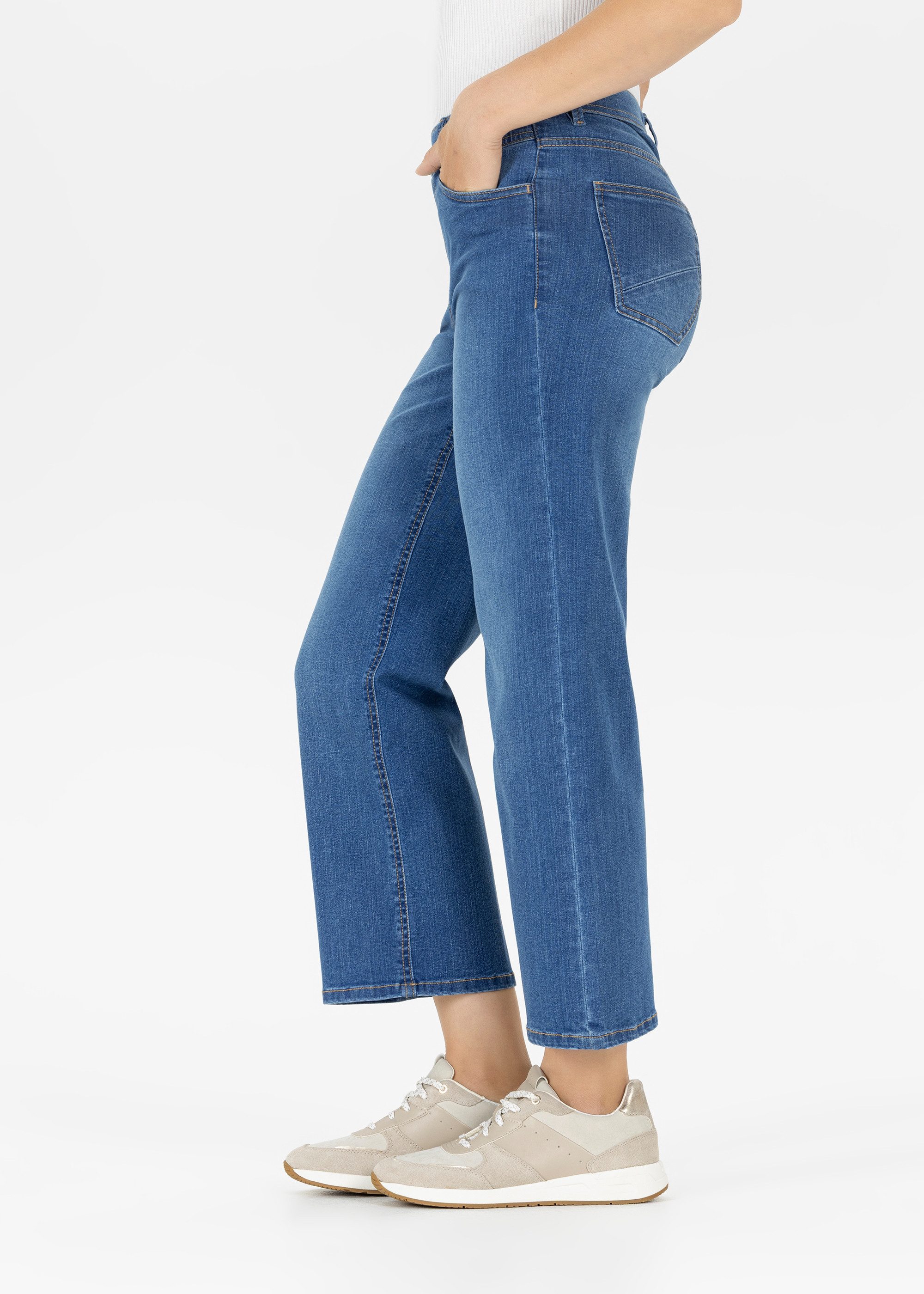 Stehmann 7/8-Jeans Melli-Culotte-W 7/8-Beine, mit Gummizug