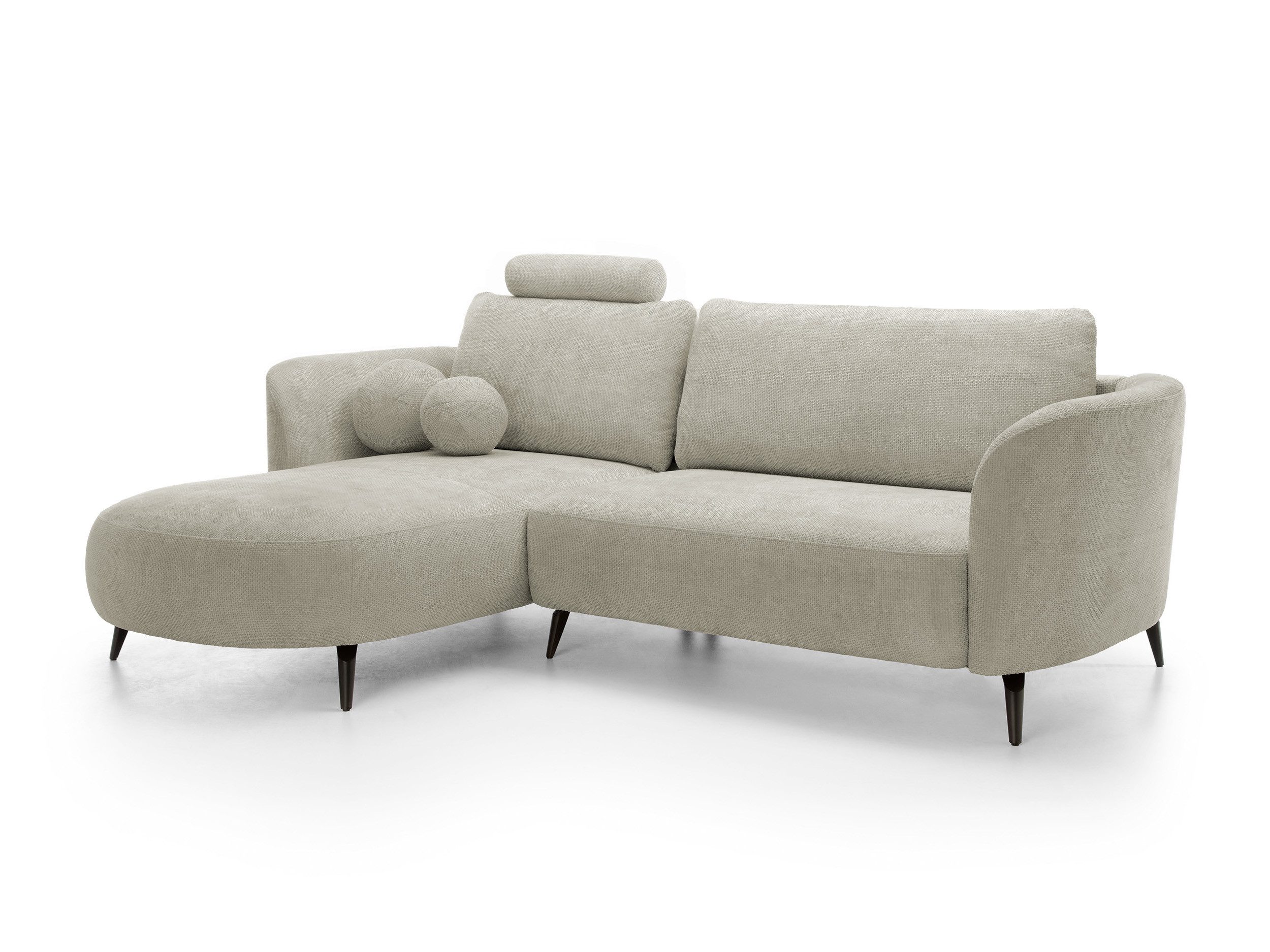 Goldstoff Ecksofa Zenit – L-Form Sofa günstig online kaufen