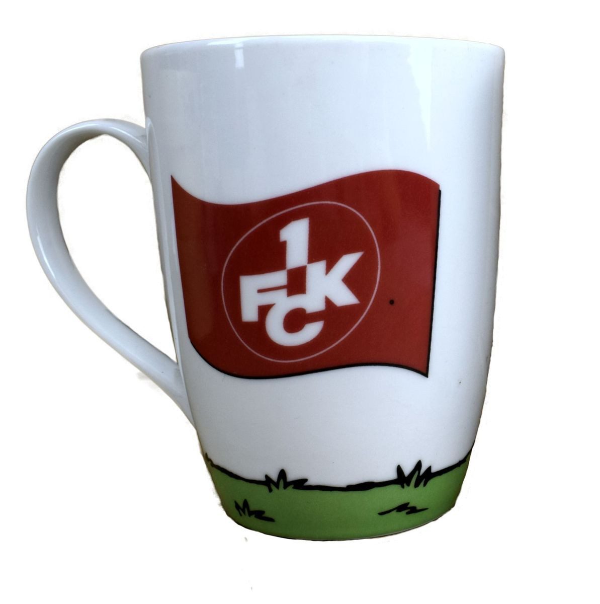Nici Tasse Tasse Fußball 1FCK 1. FC Kaiserslautern ca. 9 x 12 cm Henkel, 1-tlg., Porzellan, für Fans des 1. FC Kaiserslautern