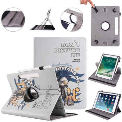 Wigento Tablet-Hülle Für Huawei MatePad T10 / T10s 2020 360 Grad Uni Motiv 1 Tablet Tasche