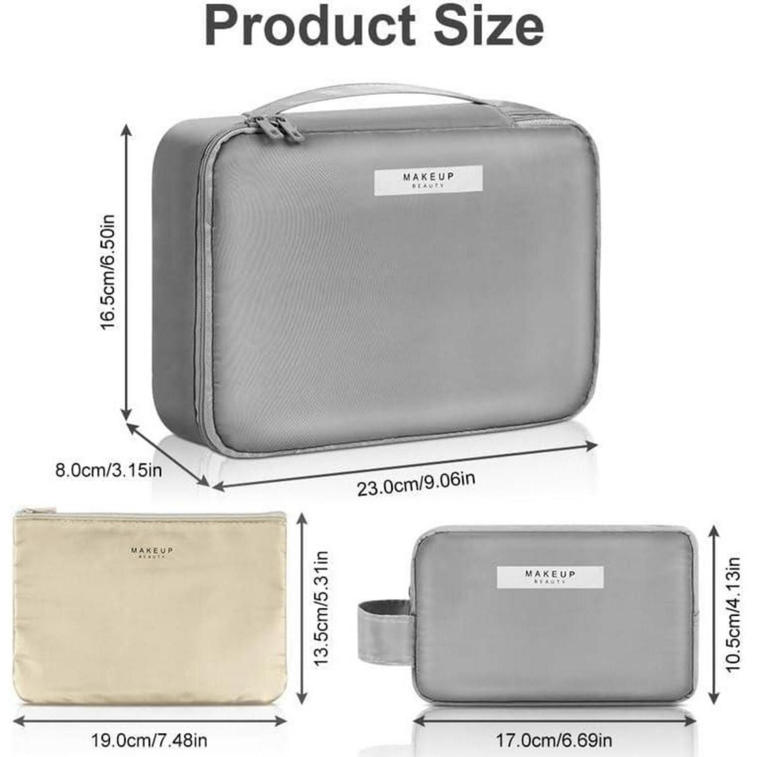 LuxusKollektion Kosmetiktasche Kosmetiktasche wasserdicht, Make-up-Tasche großes