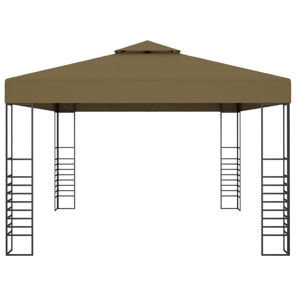 vidaXL Partyzelt Pavillon 3x4 m Taupe 180 g/m²