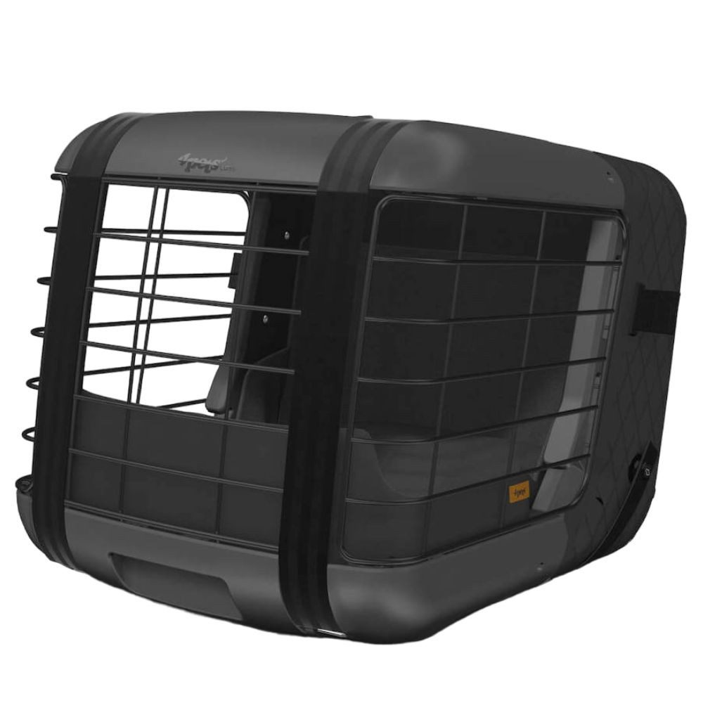 4pets Hunde-Transportbox Caree Transportbox für Haustiere bis 15 kg, Transportsystem für kleine Hunde und Katzen bis 15 kg