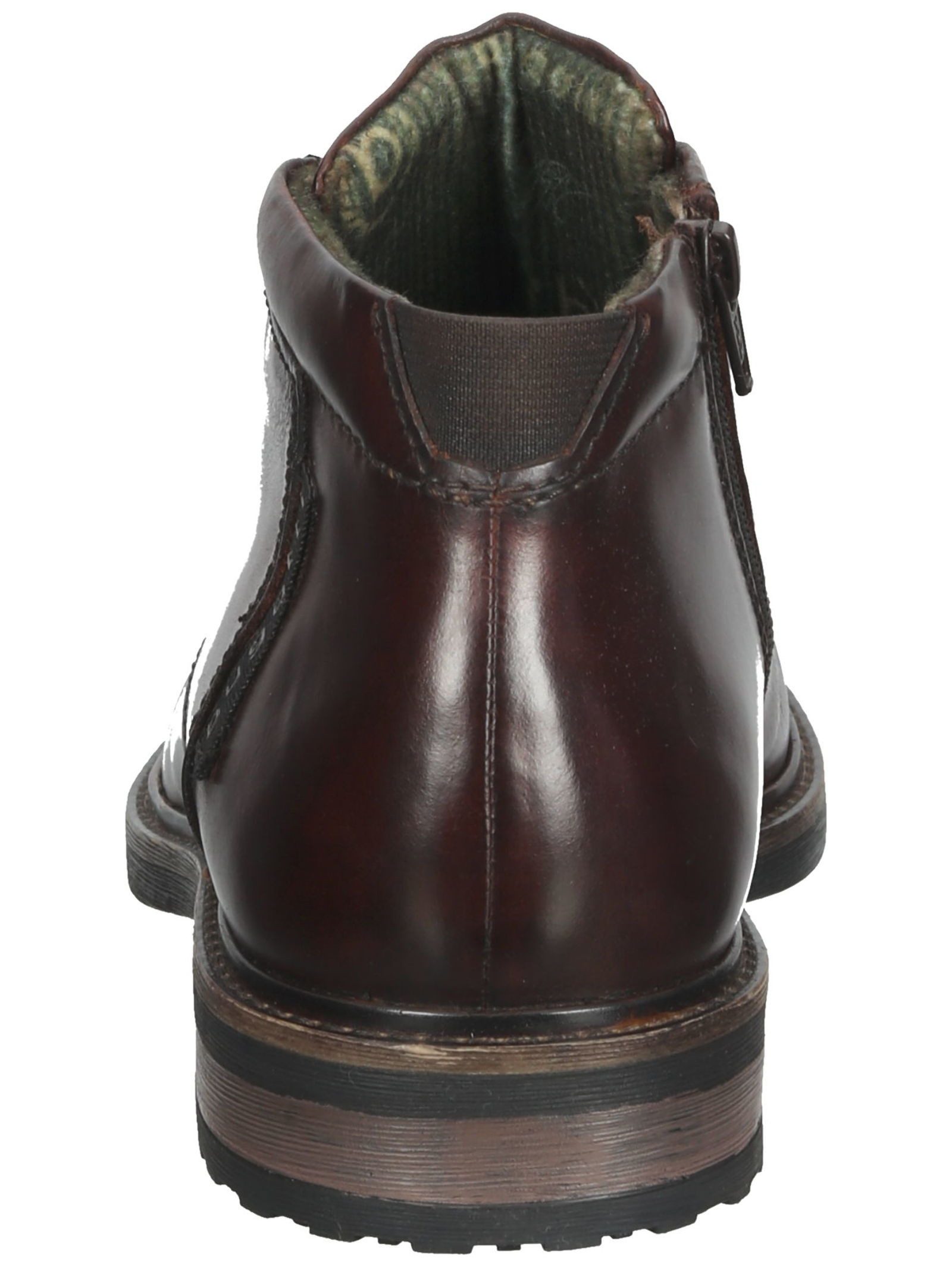 bugatti Stiefelette Nappaleder Schnürstiefelette