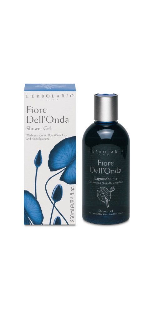 L´ERBOLARIO Duschgel Badegel Fior dell Onda 250 ml, Ein ganz spezieller Wasserduft mit der blauen Seerose.