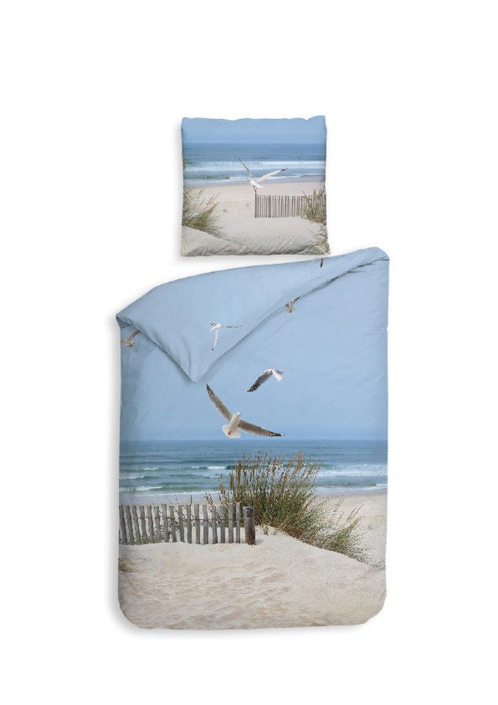 Heckett and Lane Bettwäsche Spiaggia, Mako-Satin, günstig online kaufen