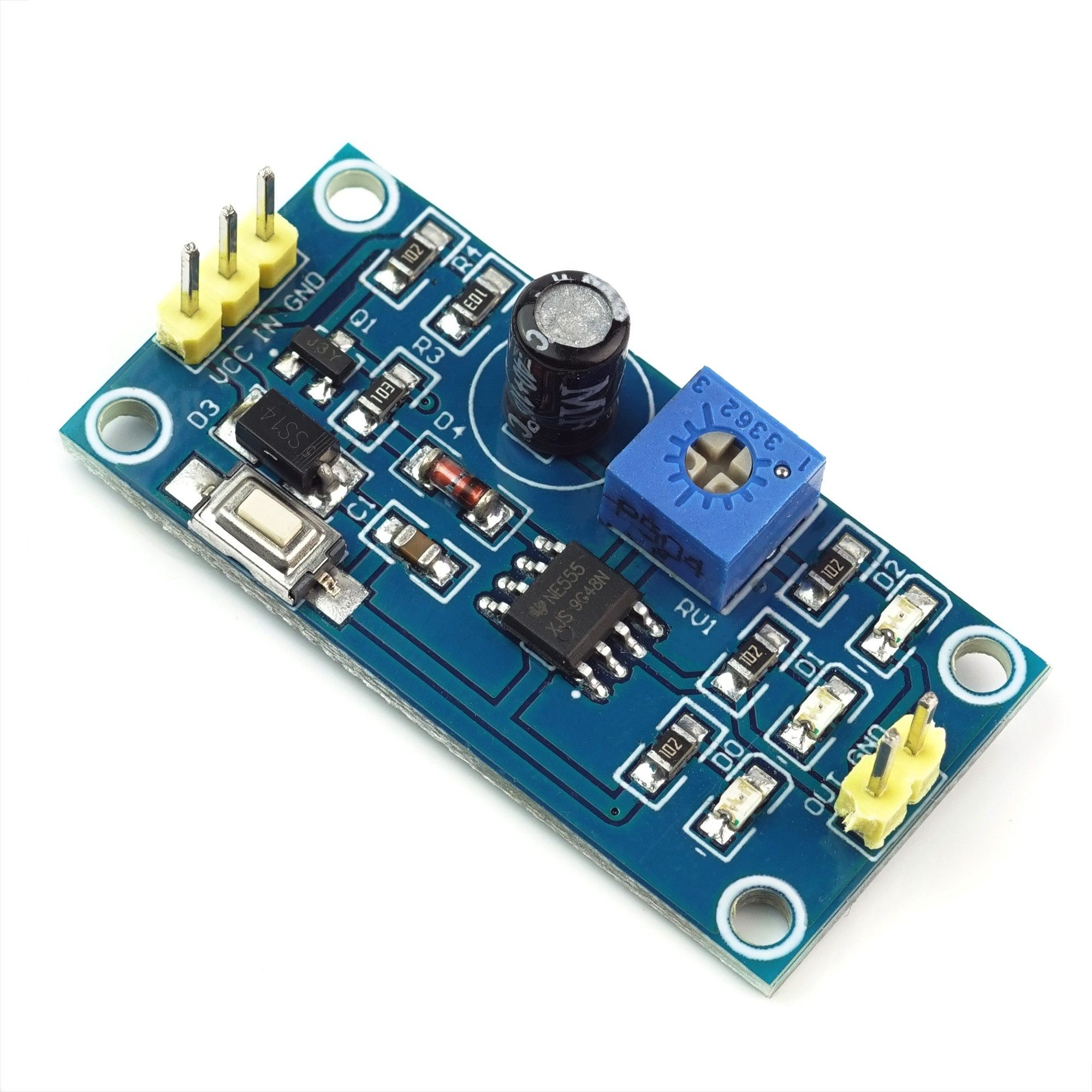 Timer Modul Breakout NE555, einstellbar Adapter